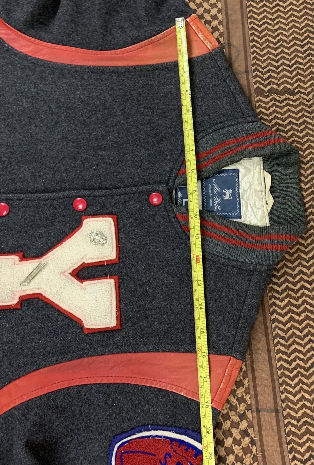 Macbeth Vintage Macbeth Wool Leather In Shoulder Varsity Jacket Size US M / EU 48-50 / 2 - 24 Thumbnail