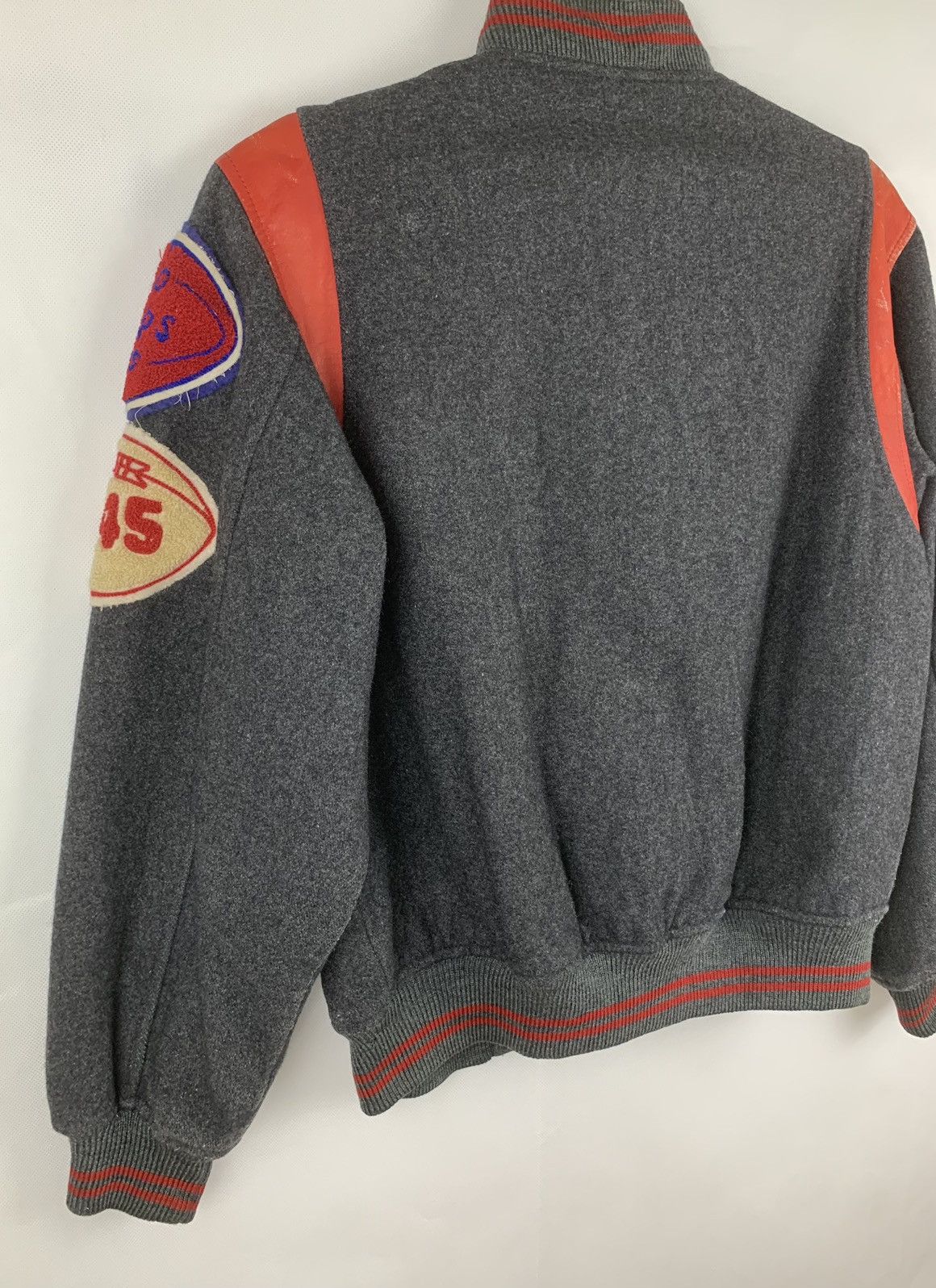 Macbeth Vintage Macbeth Wool Leather In Shoulder Varsity Jacket Size US M / EU 48-50 / 2 - 6 Thumbnail