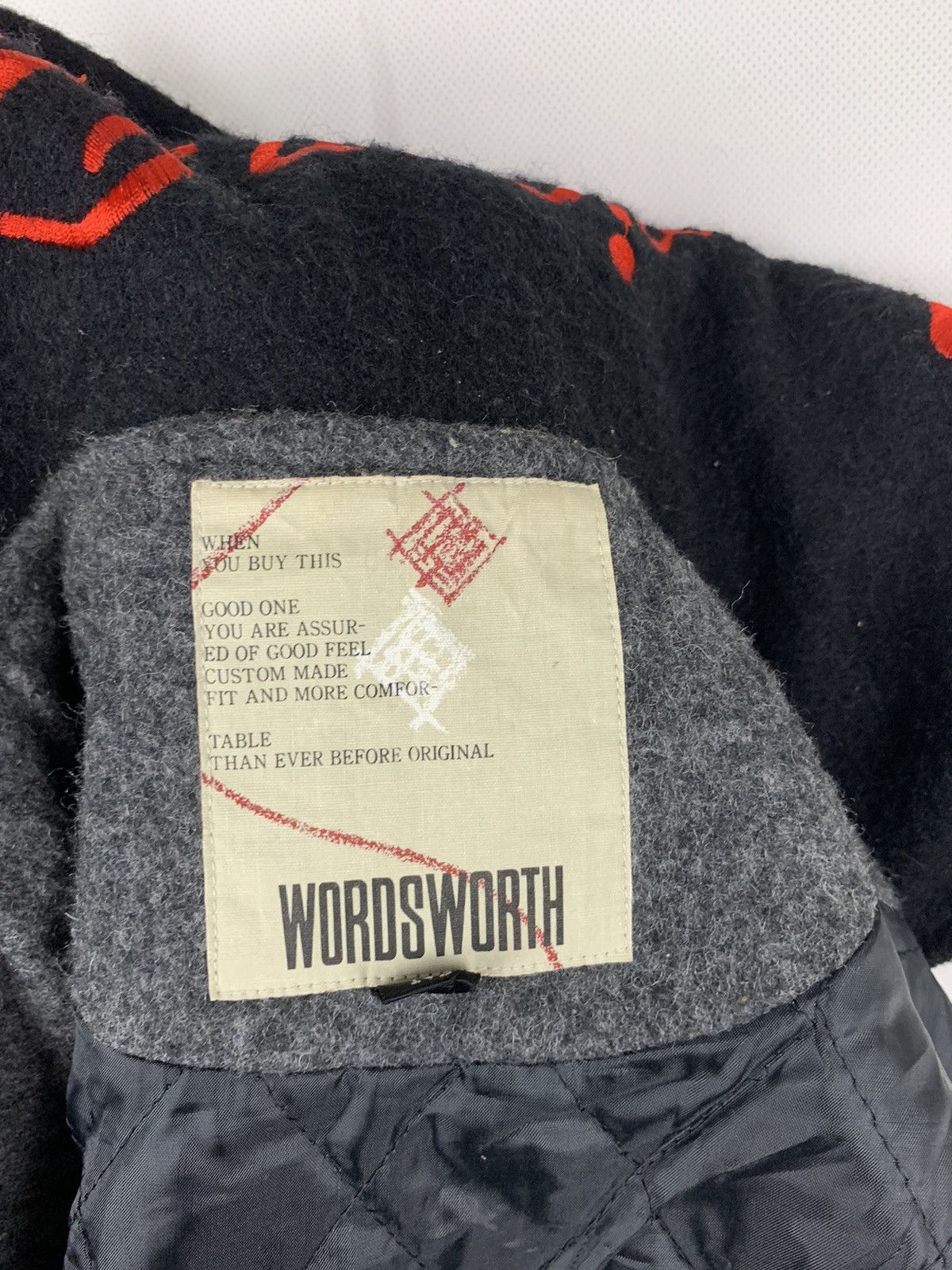 Japanese Brand Wordsworth Varsity Jacket With Hoodie Size US M / EU 48-50 / 2 - 17 Thumbnail