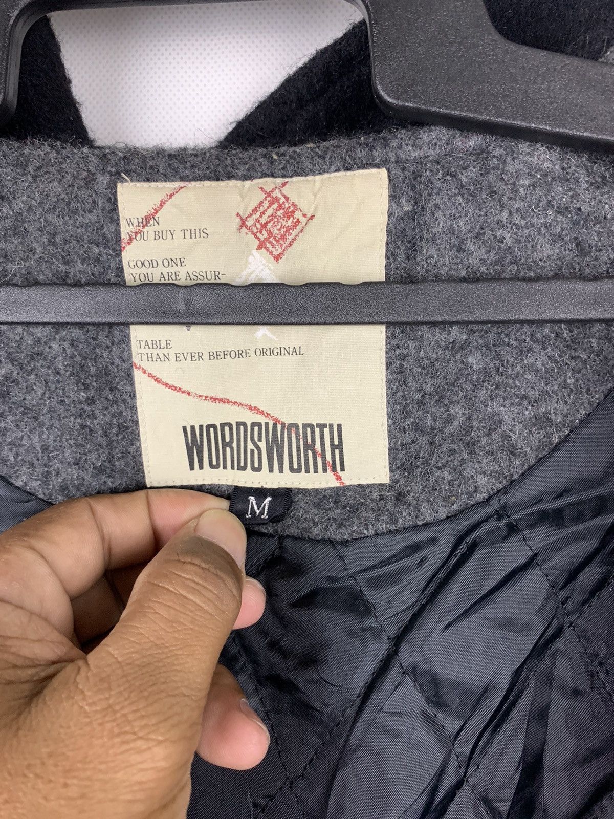 Japanese Brand Wordsworth Varsity Jacket With Hoodie Size US M / EU 48-50 / 2 - 18 Thumbnail