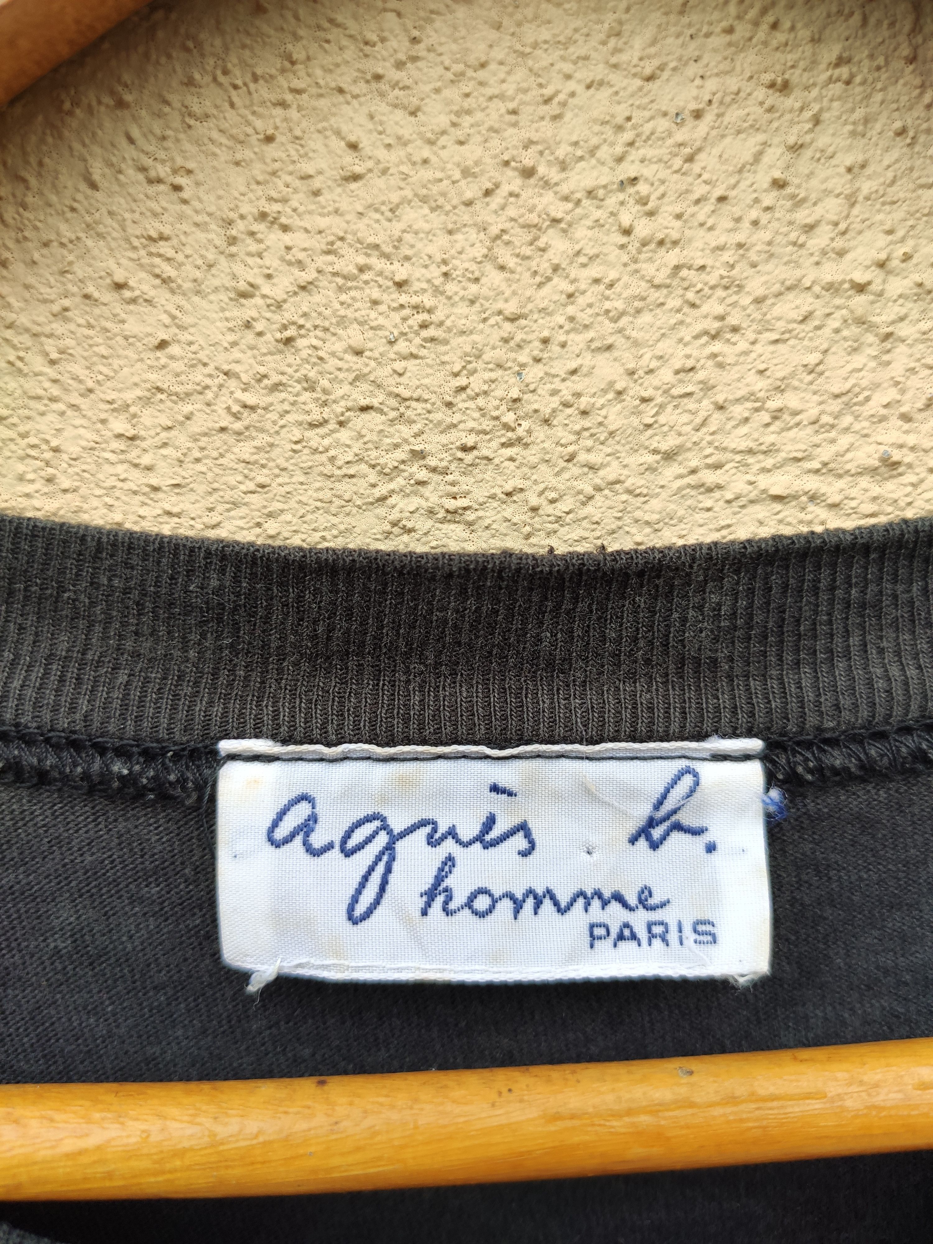 agnes b. Vintage Agnes B. t shirt single pocket Size US M / EU 48-50 / 2 - 4 Thumbnail