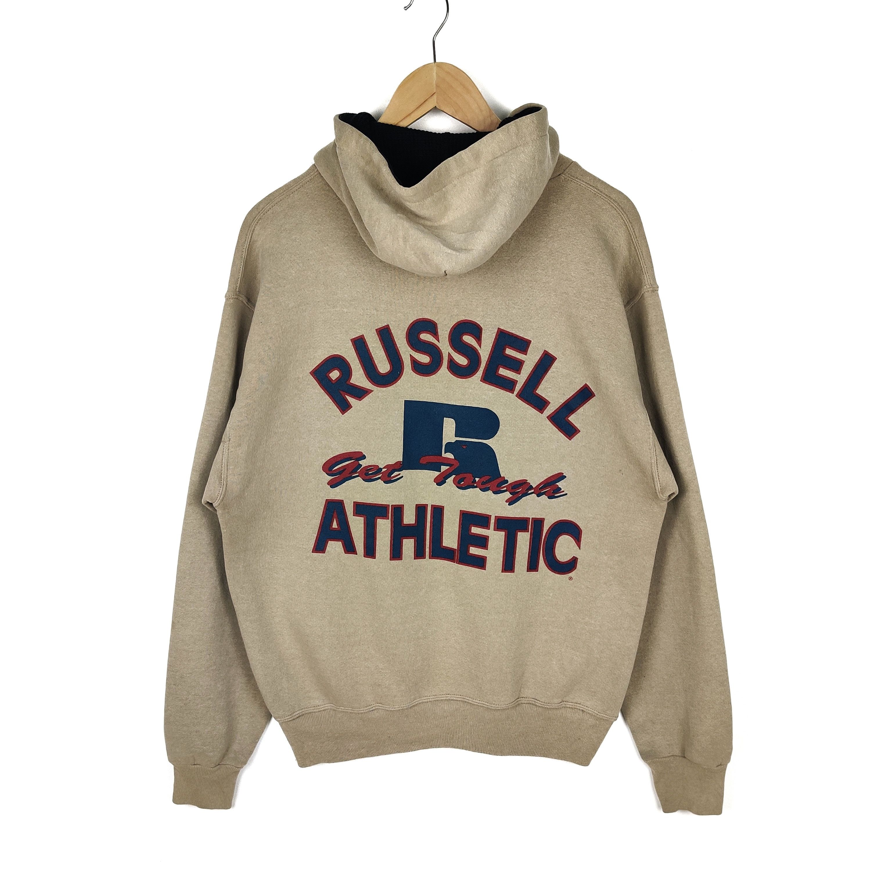 Vintage Russell Athletic Hoodie Big Logo Spell Out