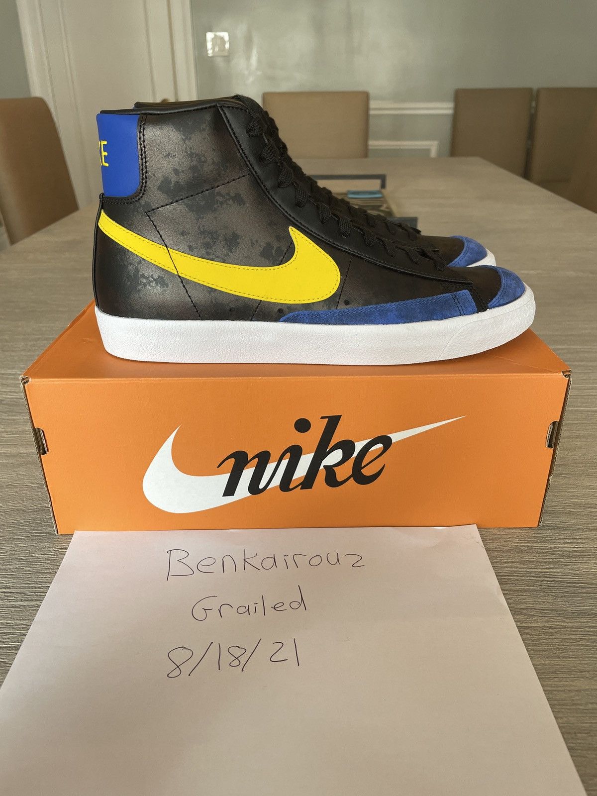 blazer mid 77 vintage blue