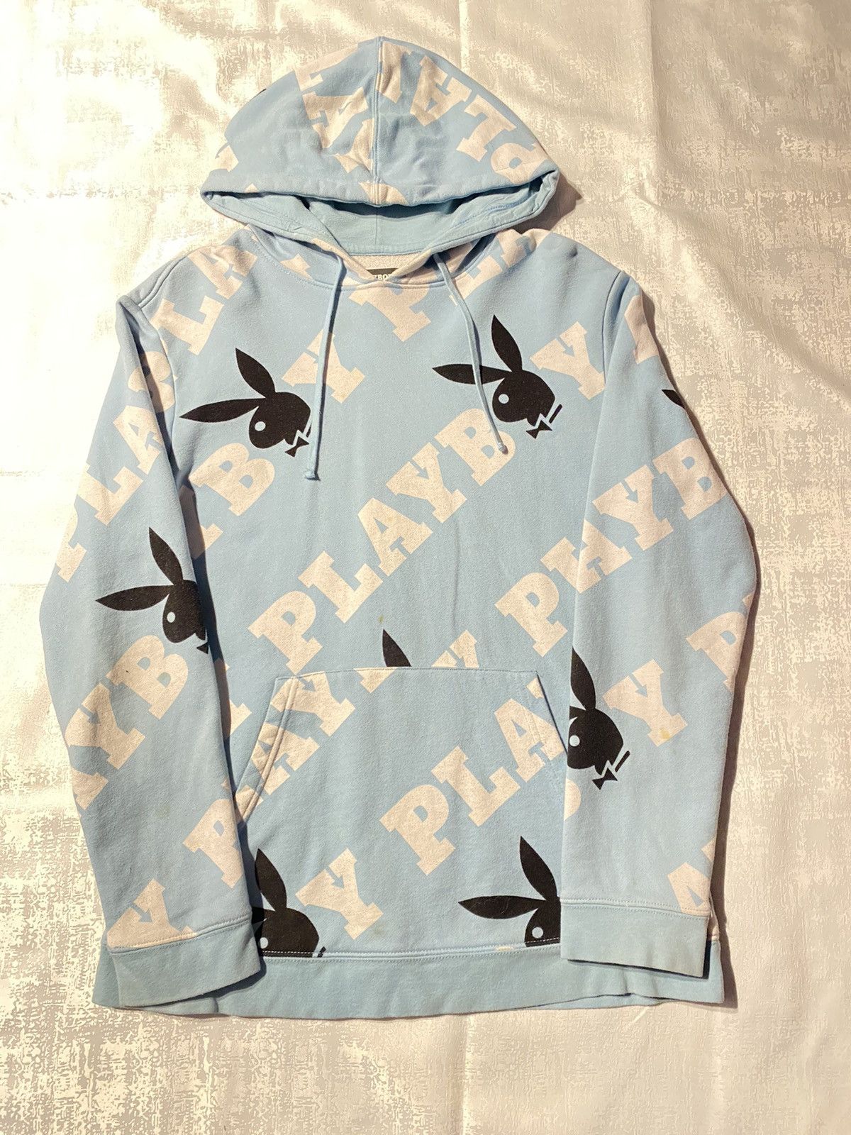 Pacsun Baby Blue Playboy Hoodie Grailed