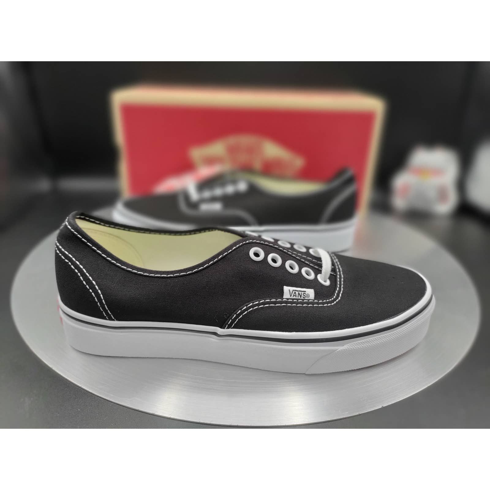 Vans Authentic Black Bone Grailed