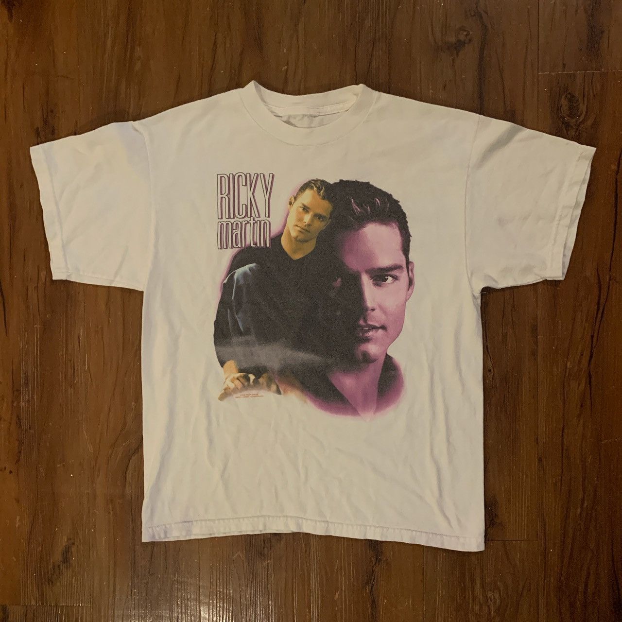 Band Tees × Vintage Vintage 90s Ricky Martin Concert T-shirt | Grailed
