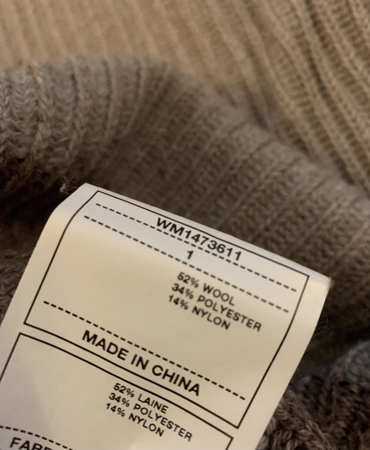 White Mountaineering AW14 Wool blend knit Size US S / EU 44-46 / 1 - 6 Thumbnail