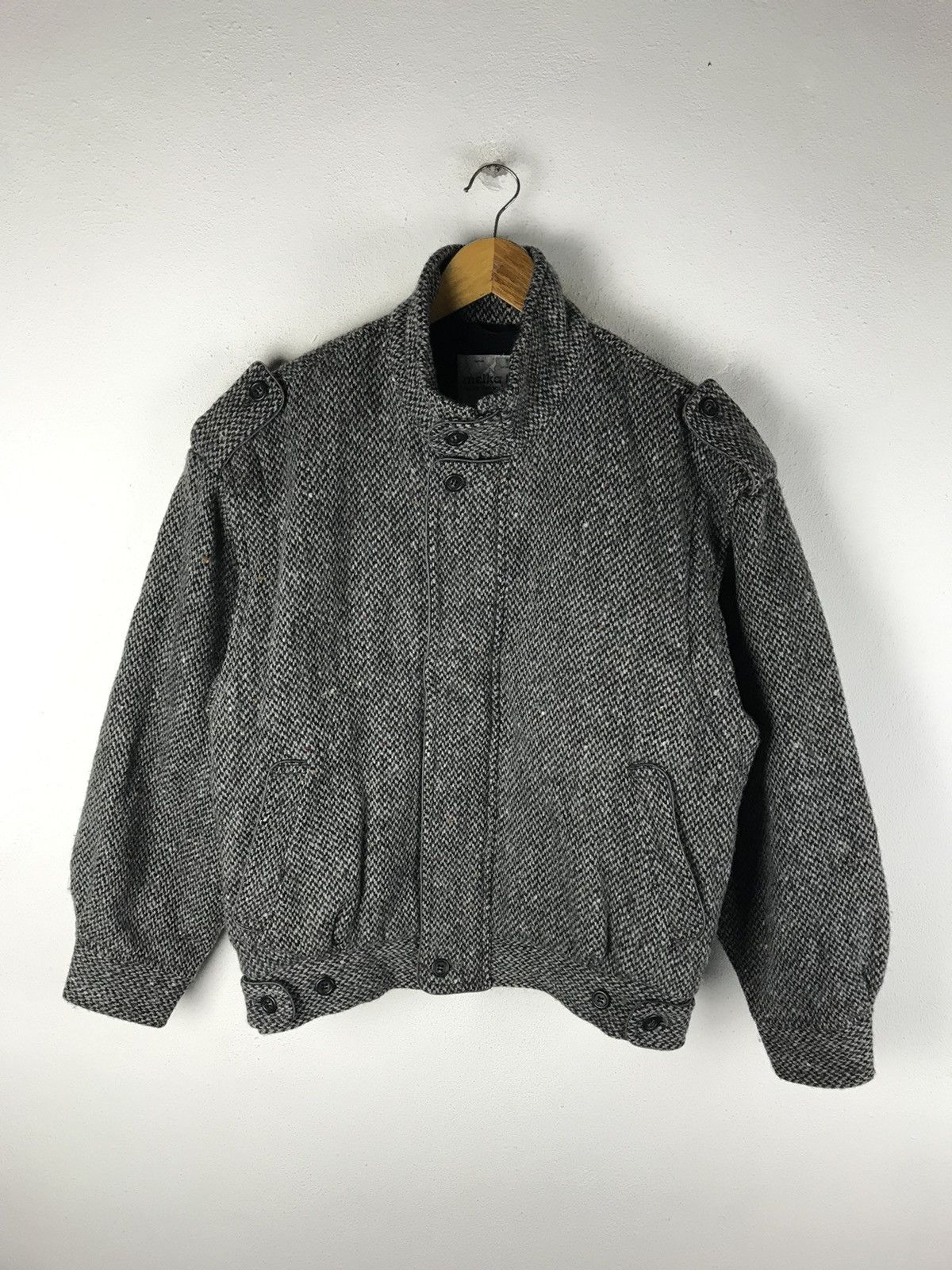 Japanese Brand × Vintage MELKA SWEDEN VINTAGE JACKET WOOL FABRIC Size US M / EU 48-50 / 2 - 1 Thumbnail