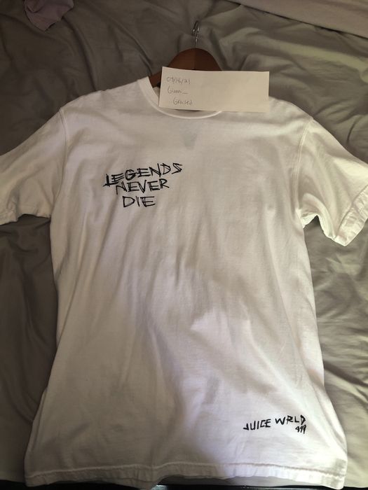 Juice Wrld x Vlone Legends Never Die T-Shirt - White