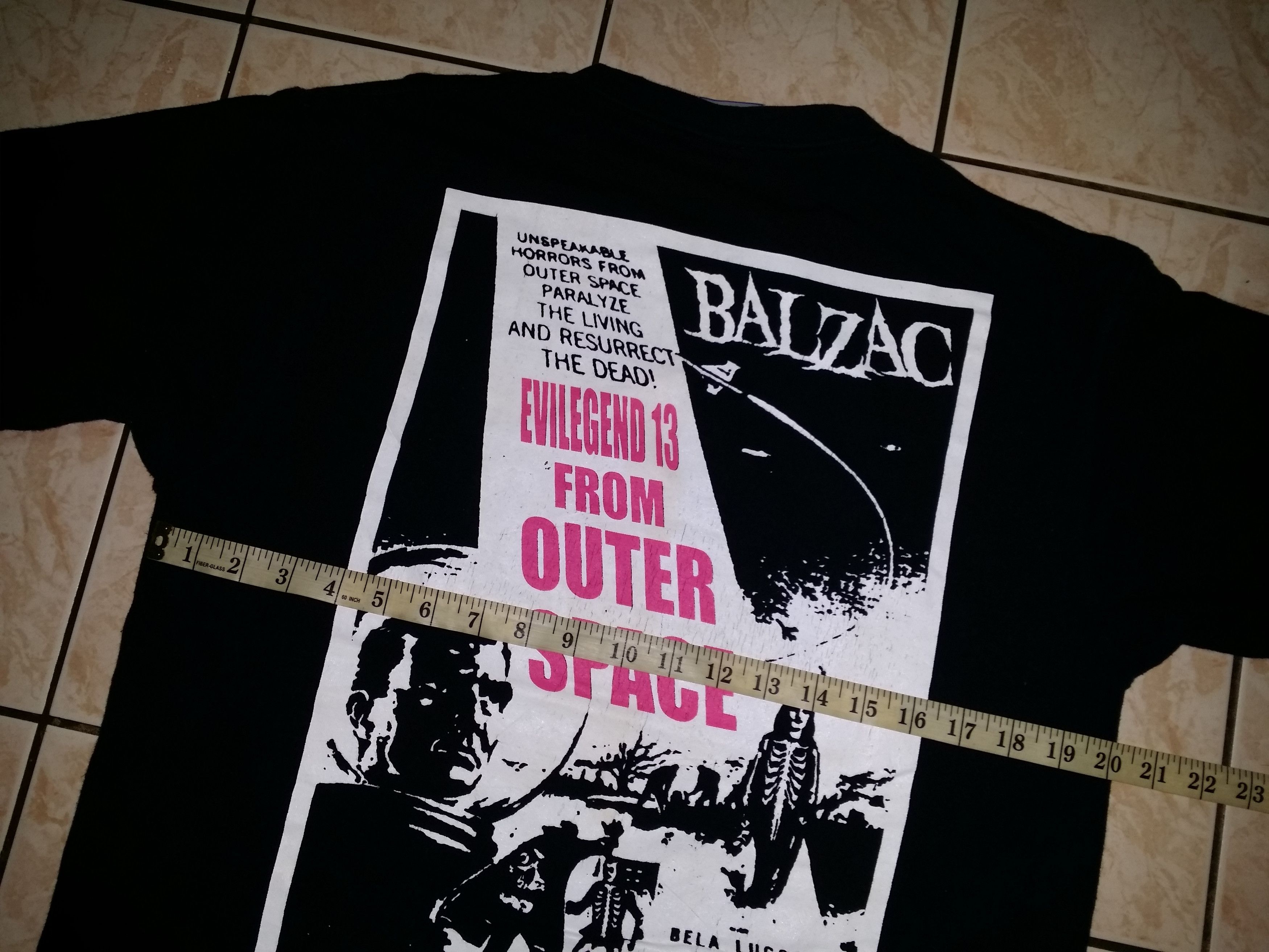 Band Tees VINTAGE 90'S BALZAC,JAPAN PUNK ROCK BAND PROMO ALBUM T SHIRT Size US M / EU 48-50 / 2 - 4 Thumbnail