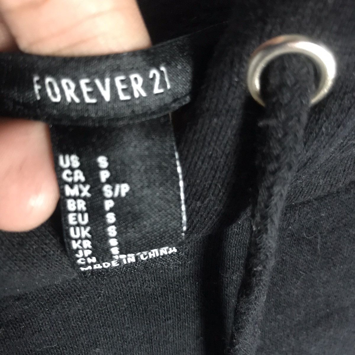 Forever 21 Bad habits black hoodie Size US M / EU 48-50 / 2 - 4 Preview