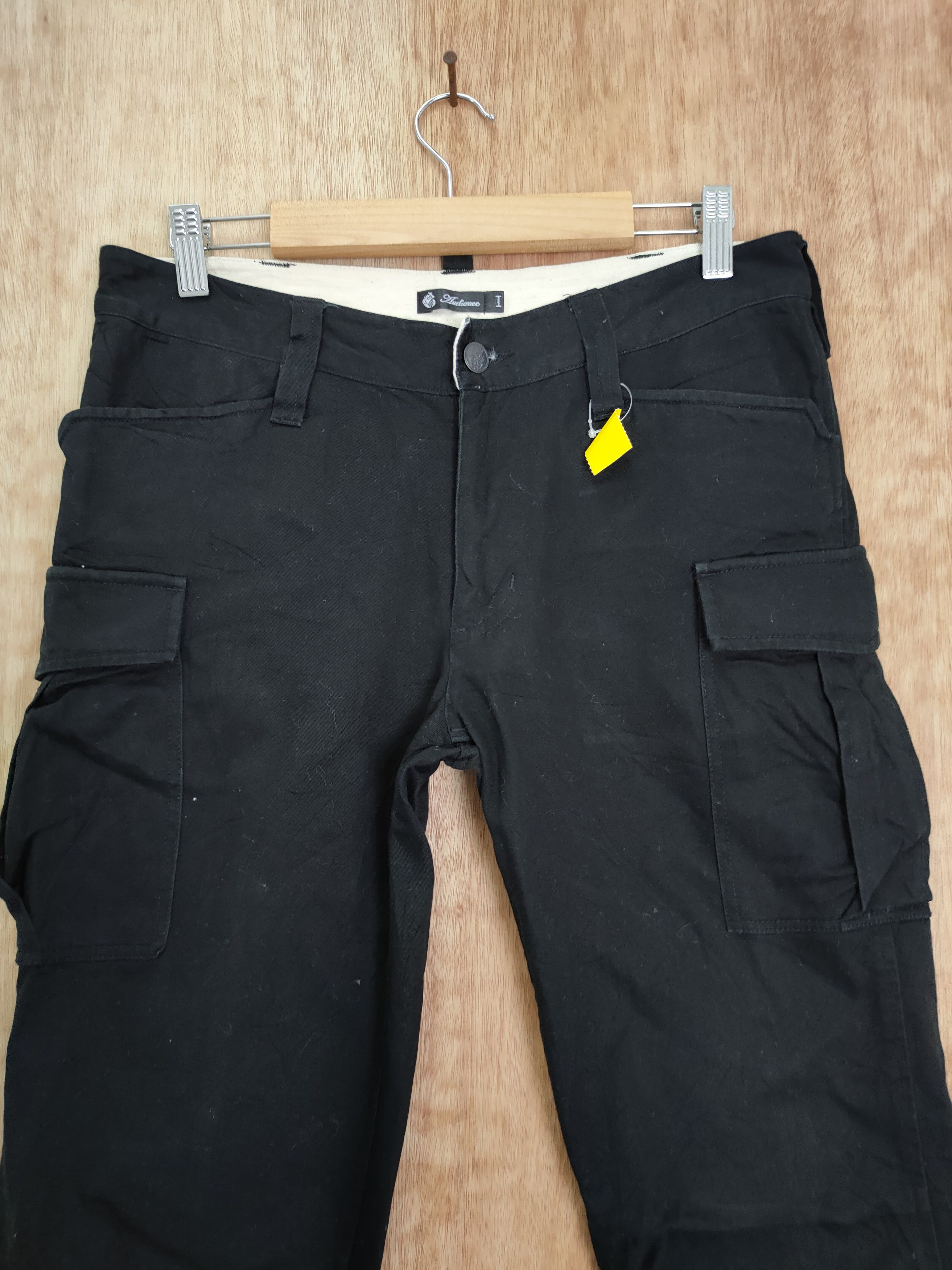 Japanese Brand Audience Black zipper japan tactical cargo pants #4153 Size US 29 - 3 Thumbnail