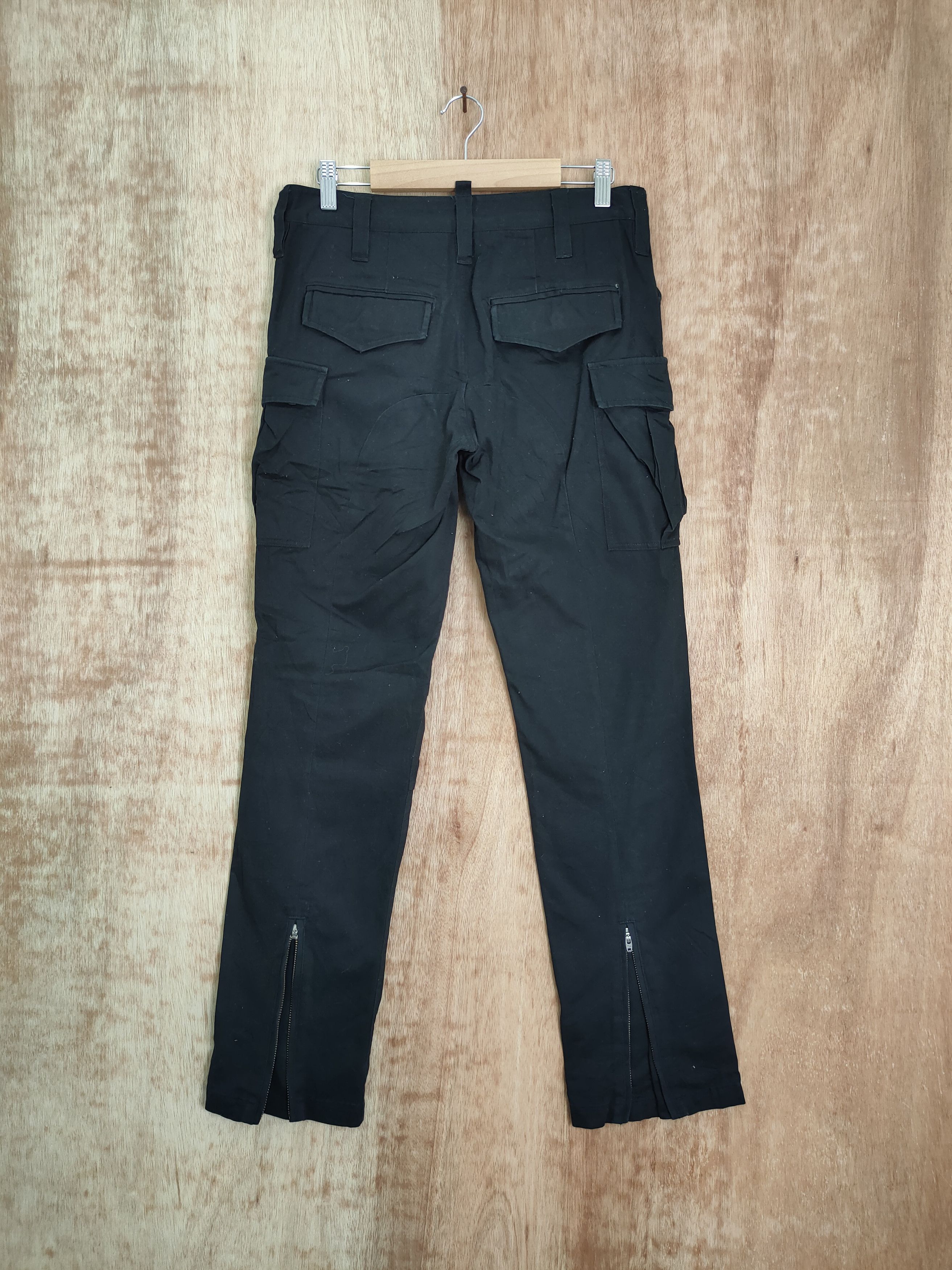 Japanese Brand Audience Black zipper japan tactical cargo pants #4153 Size US 29 - 5 Thumbnail