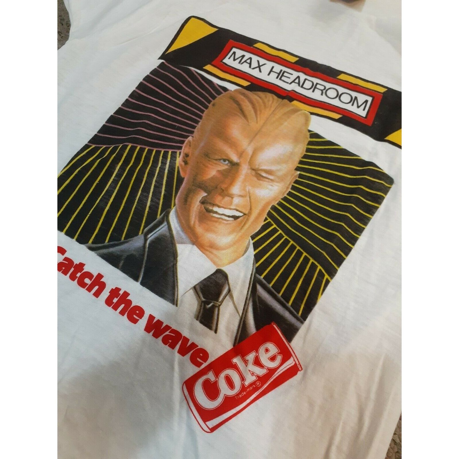Vintage Vintage 80s Max Headroom Coke Coca Cola T shirt tee | Grailed