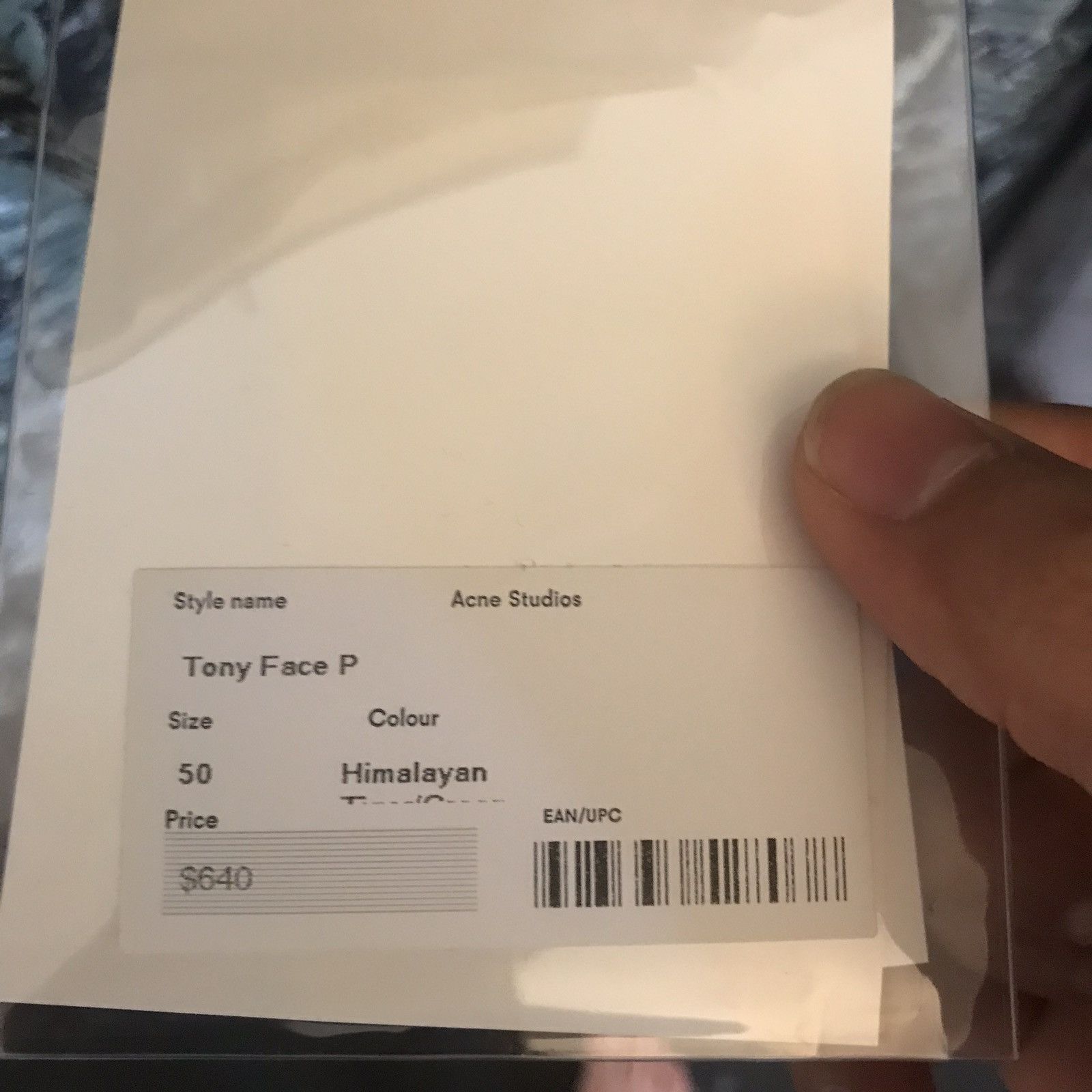 Acne Studios Tony Face P Size US L / EU 52-54 / 3 - 4 Thumbnail