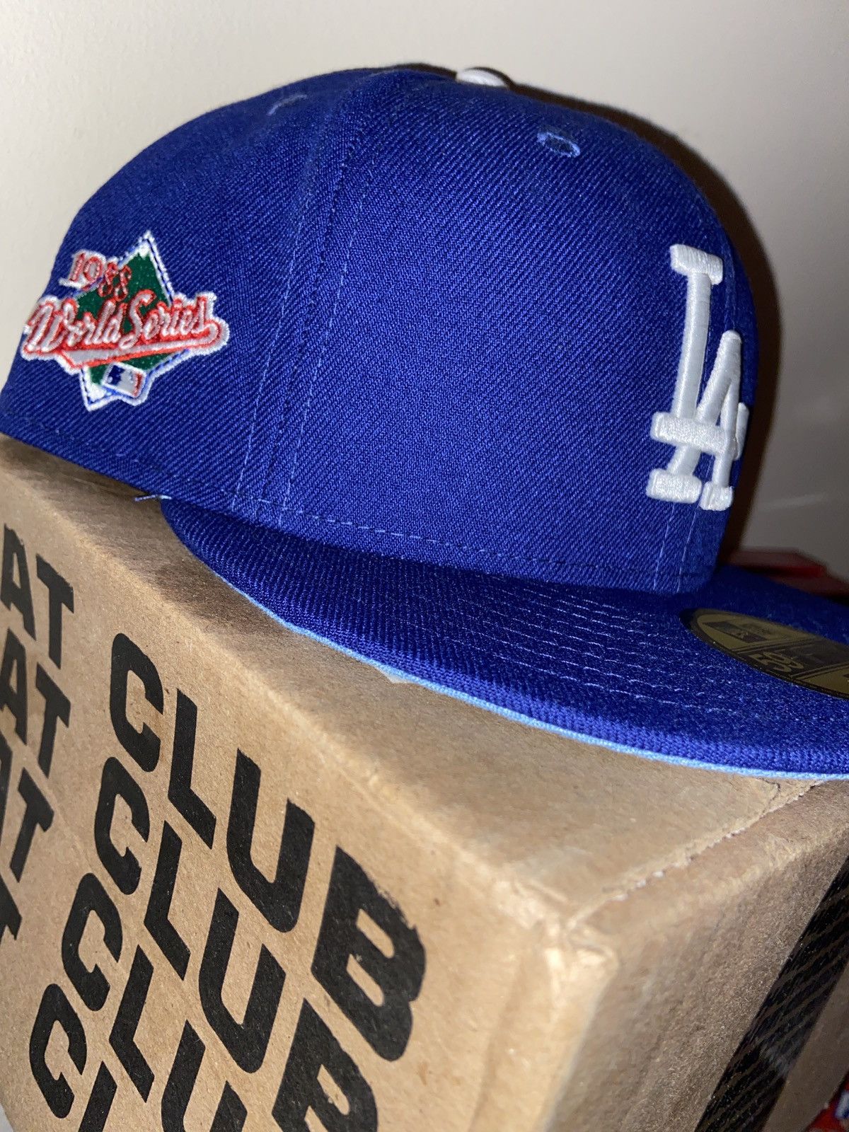 New Era 59Fifty LA sale Dodgers ROYGBIV UV Exclusive Fitted Hat Cap Sz 7 5/8