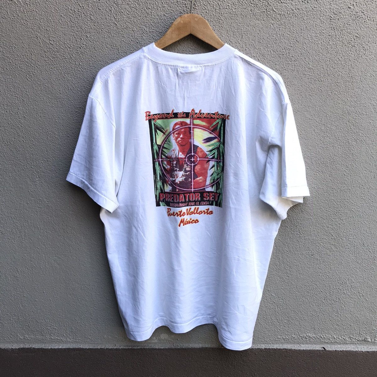 Mossimo Vintage 90s MOSSIMO x PREDATOR movie tee rare Size US XL / EU 56 / 4 - 1 Thumbnail