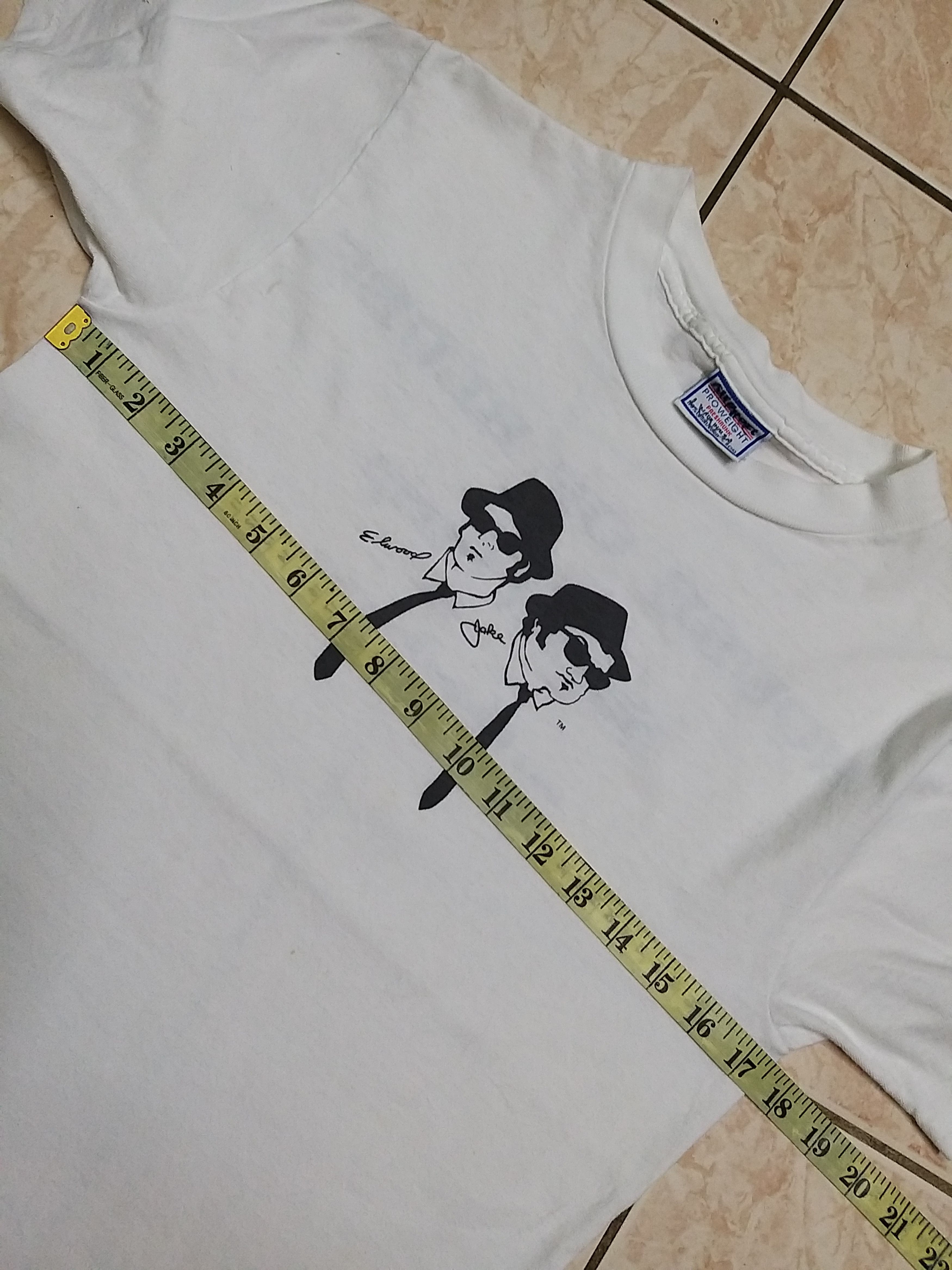 Band Tees VINTAGE 90s THE BLUES BROTHERS "JAKE & ELLWOOD"T SHIRT Size US S / EU 44-46 / 1 - 6 Thumbnail