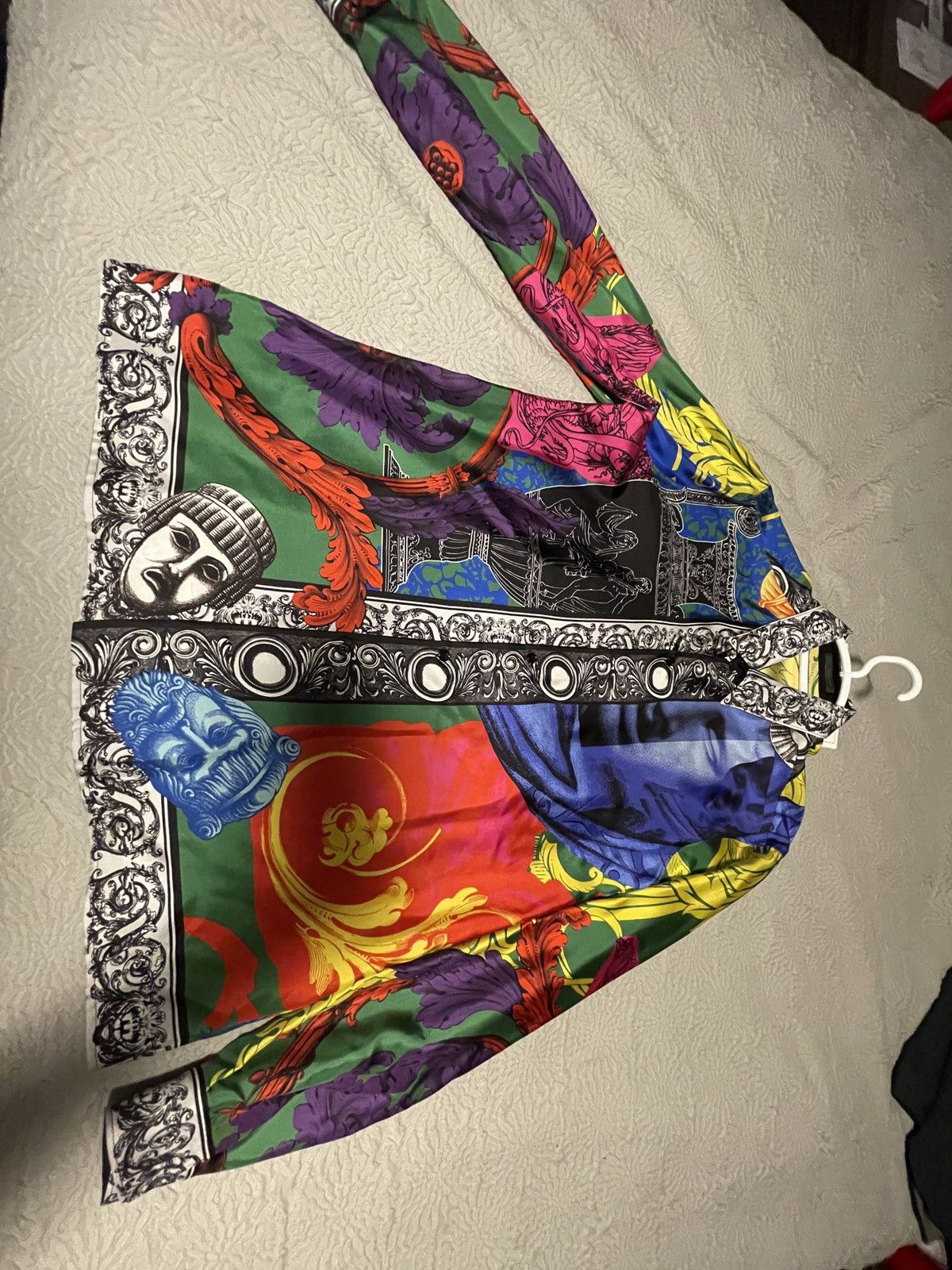 Versace Very unique 100% silk versace shirt | Grailed