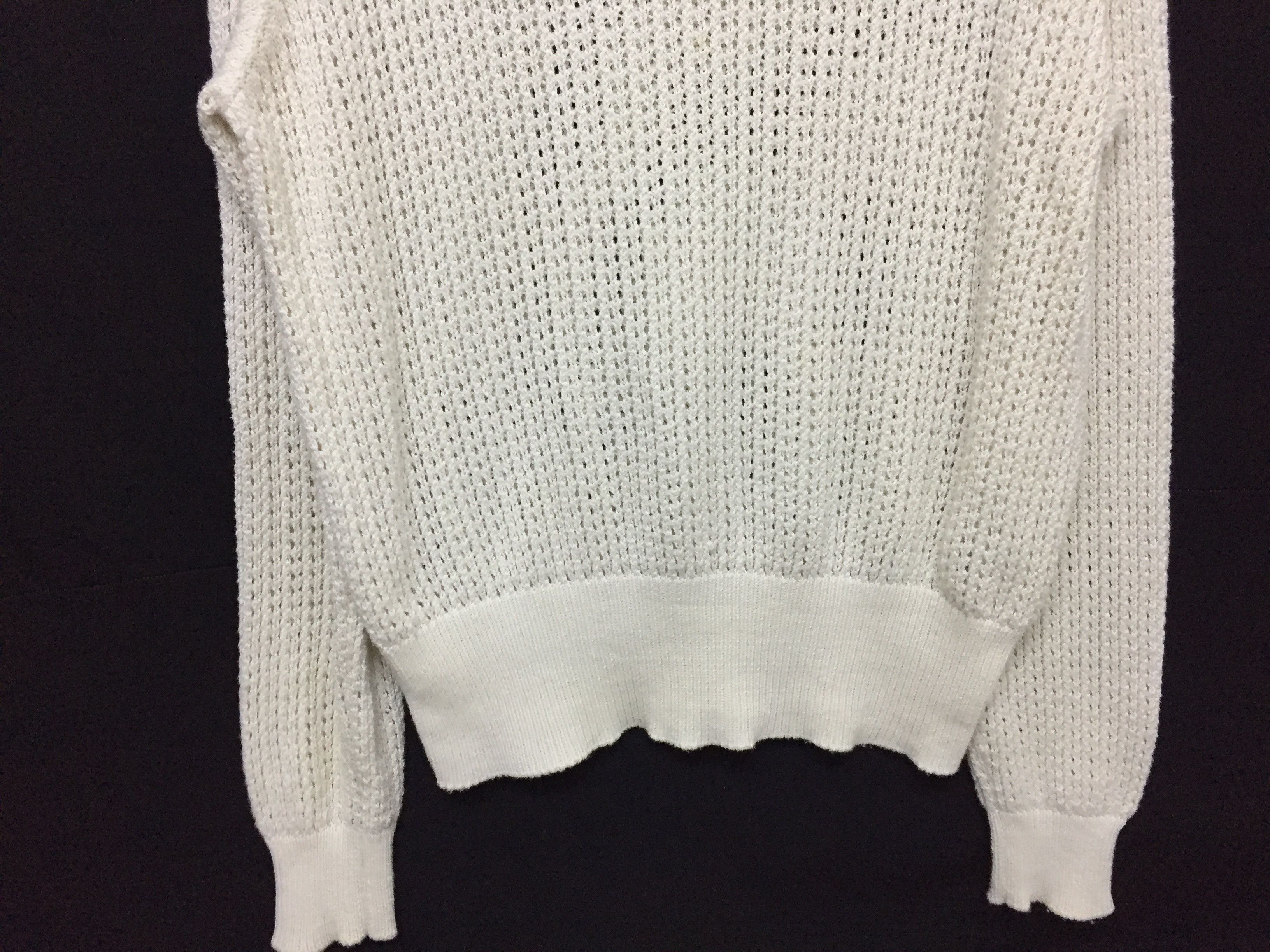 Acne Studios SS18 Beige Narno mesh Knitted Sweater Size US M / EU 48-50 / 2 - 5 Thumbnail