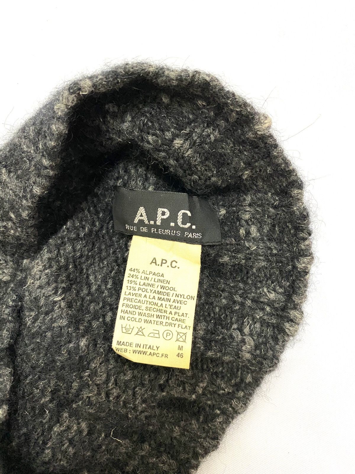 A.P.C. A.P.C Rue de fleurus paris alpaga round hat Size 46 - 3 Thumbnail