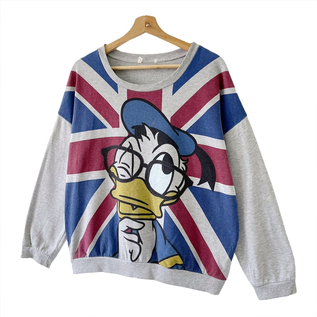 Cartoon Network Donald Duck The Hockey Champ Printed Crewneck Sweatshirt Size US M / EU 48-50 / 2 - 3 Thumbnail