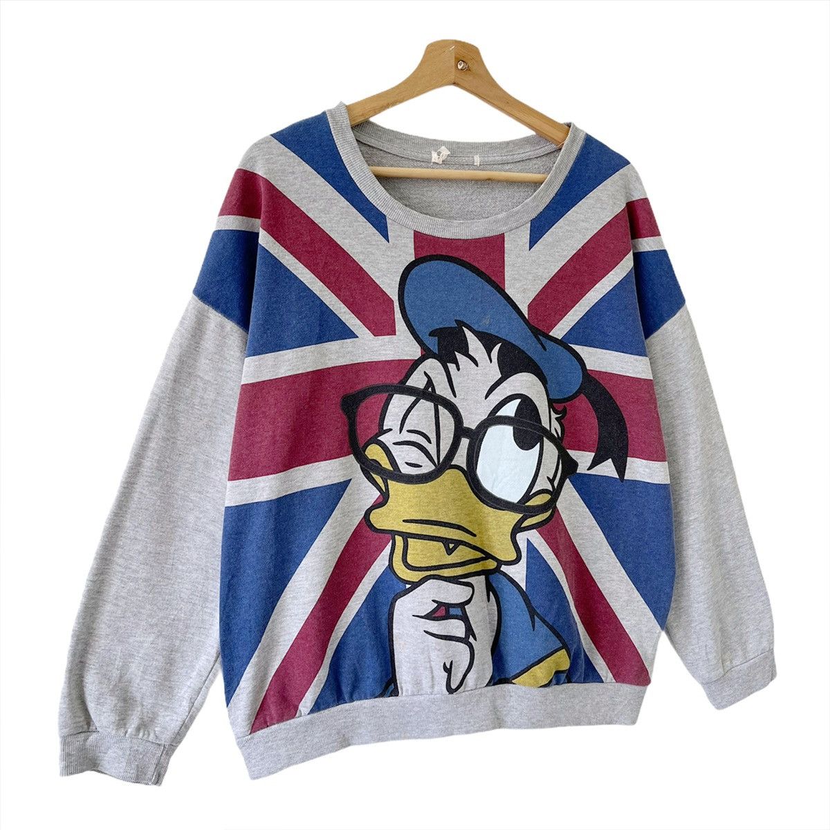 Cartoon Network Donald Duck The Hockey Champ Printed Crewneck Sweatshirt Size US M / EU 48-50 / 2 - 2 Thumbnail