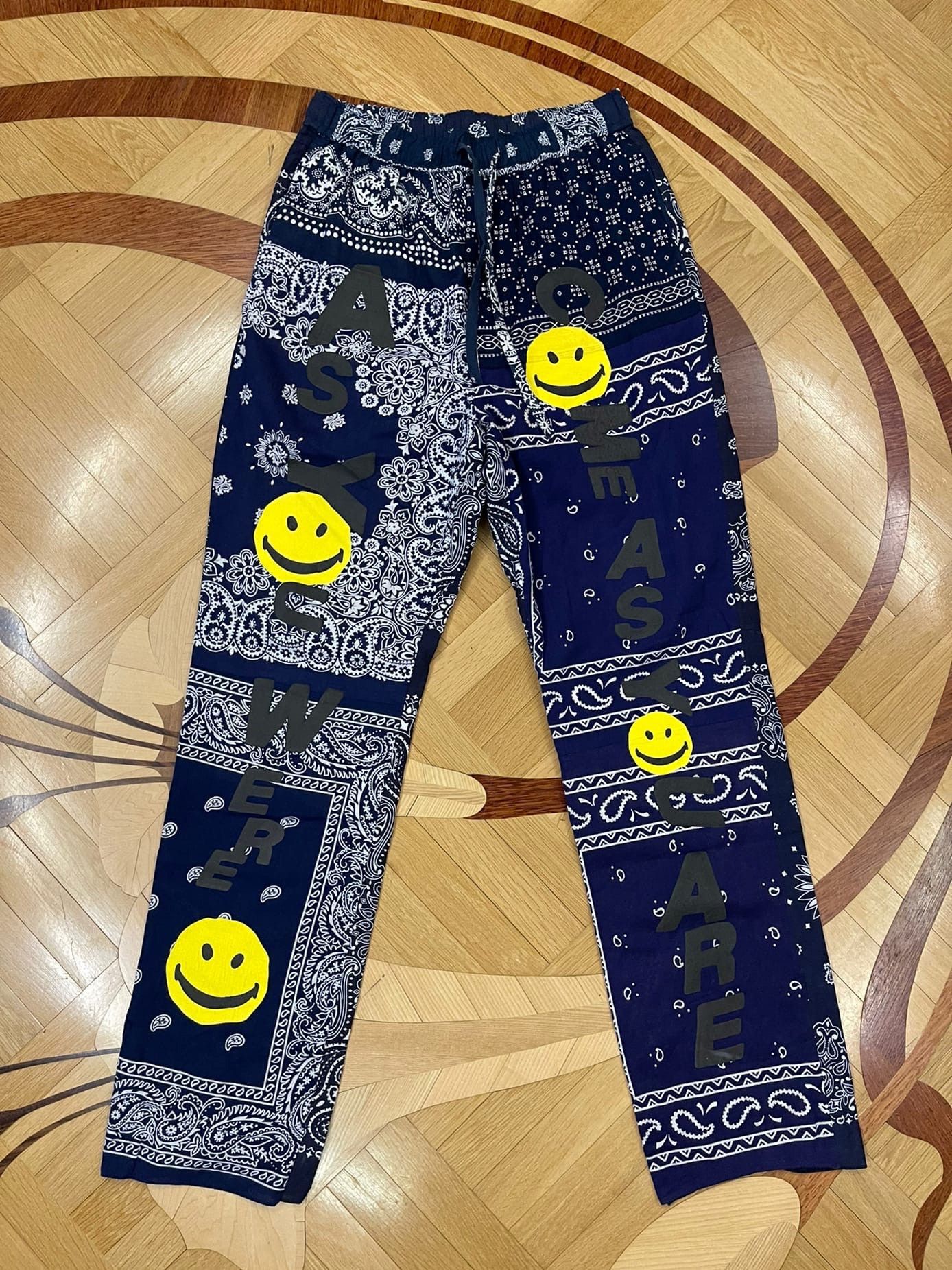 READYMADE Bandana Sleeping Pants Navy | Grailed