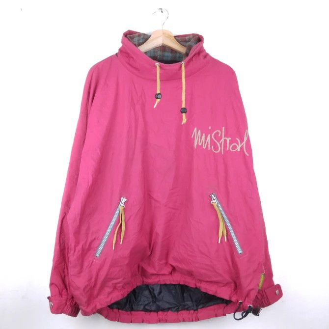 Vintage Mistral Sportwear Embroidery Logo Sweater