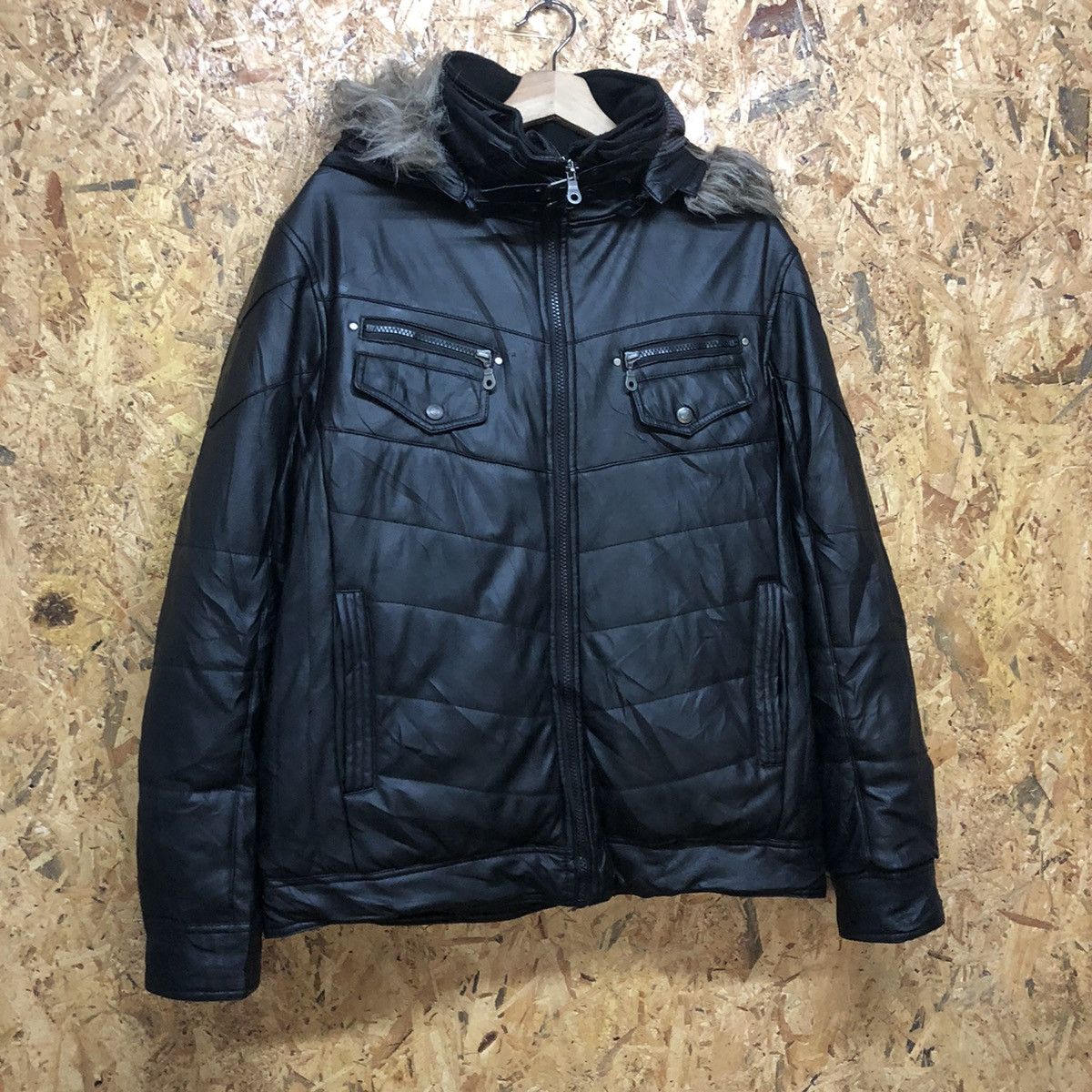 Japanese Brand LOUIS CHAVLON PUFFER HOODIE JACKET Size US M / EU 48-50 / 2 - 2 Thumbnail