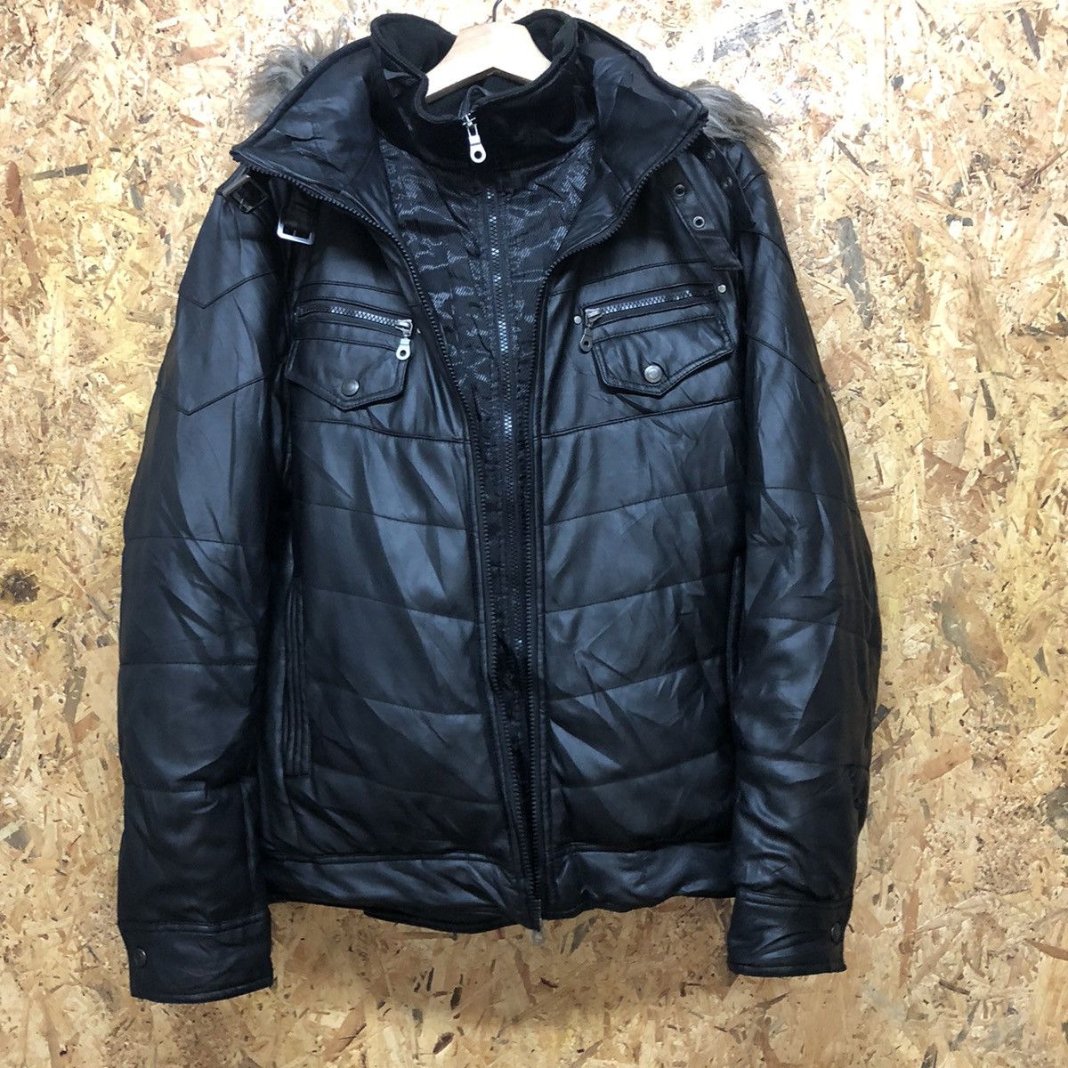 Japanese Brand LOUIS CHAVLON PUFFER HOODIE JACKET Size US M / EU 48-50 / 2 - 5 Thumbnail