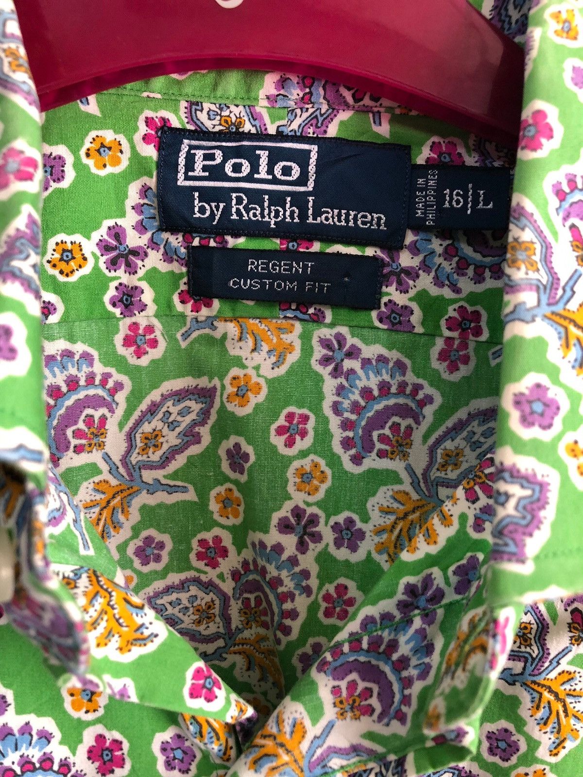 Polo Ralph Lauren batik printed floral brightness #1322 Size US L / EU 52-54 / 3 - 2 Thumbnail