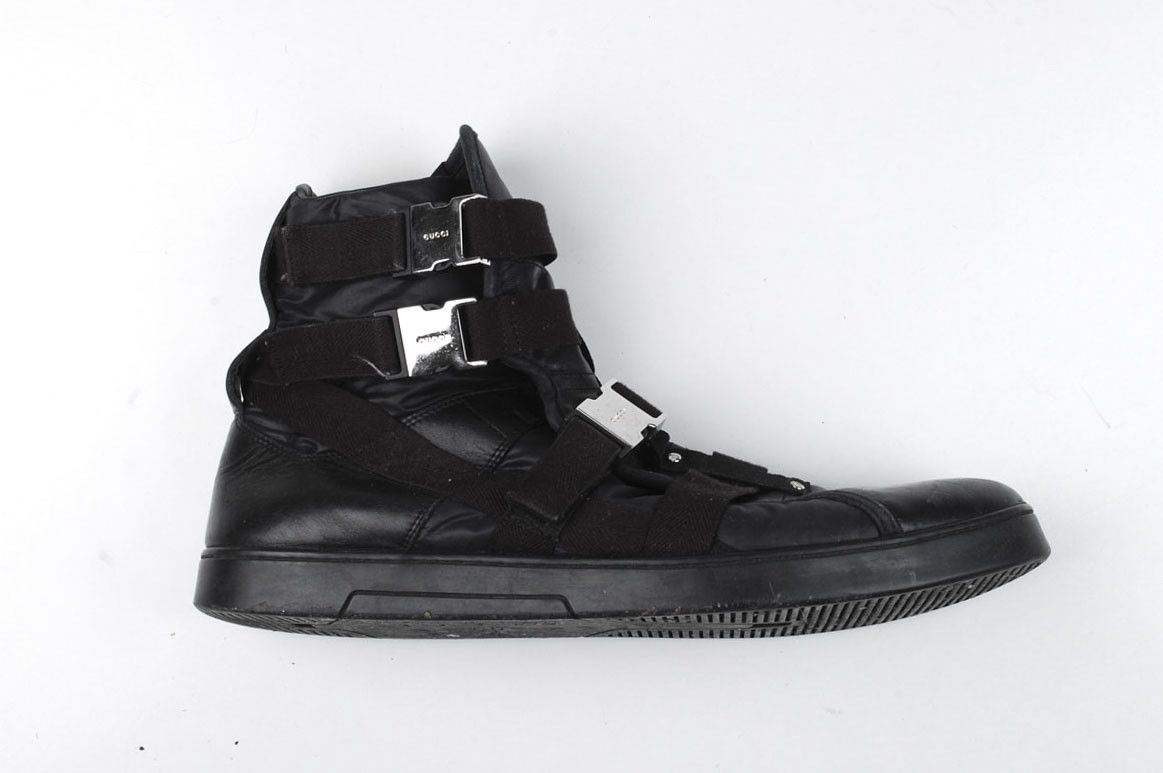 Gucci Gucci Men Tactical Boots Black Shoes size 10US,9UK,44EU Size US 10 / EU 43 - 3 Thumbnail