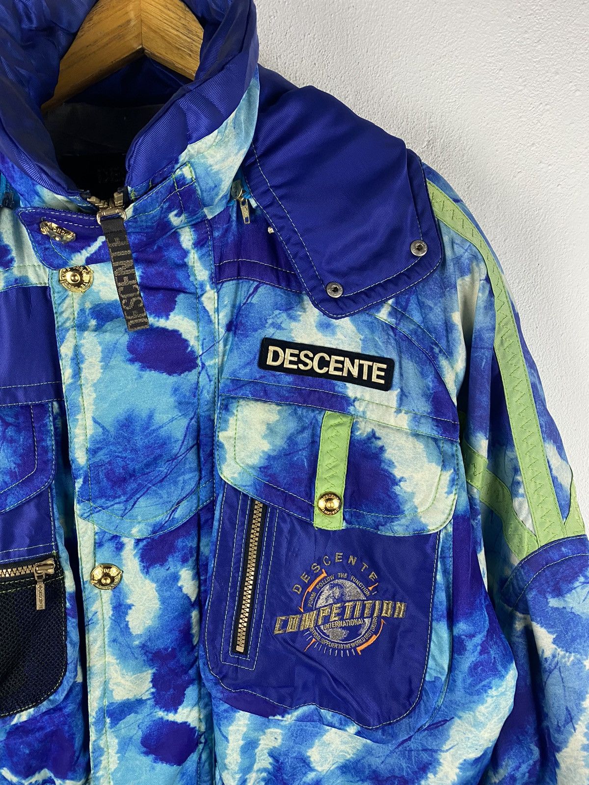 Descente × Japanese Brand Vintage Descente Competitor Ski Jacket – 1980s Tie-Dye Gear Size US L / EU 52-54 / 3 - 8 Thumbnail