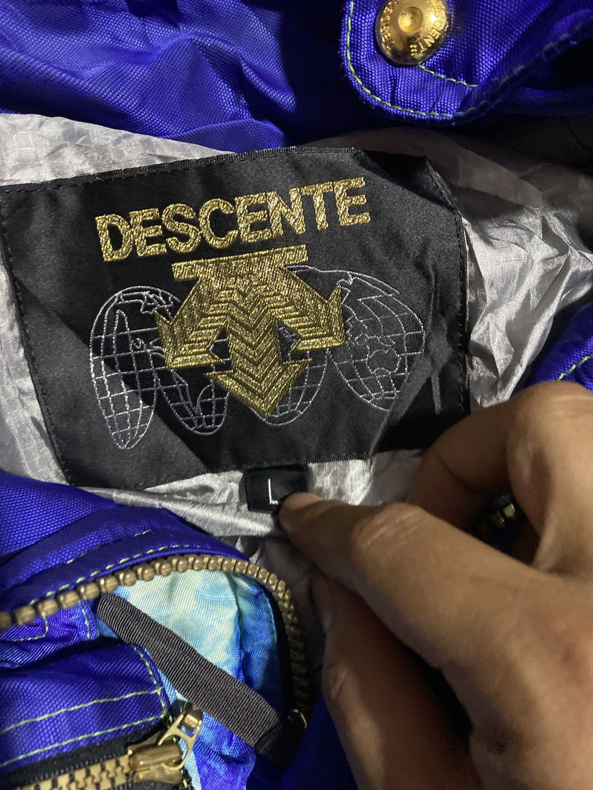 Descente × Japanese Brand Vintage Descente Competitor Ski Jacket – 1980s Tie-Dye Gear Size US L / EU 52-54 / 3 - 10 Thumbnail