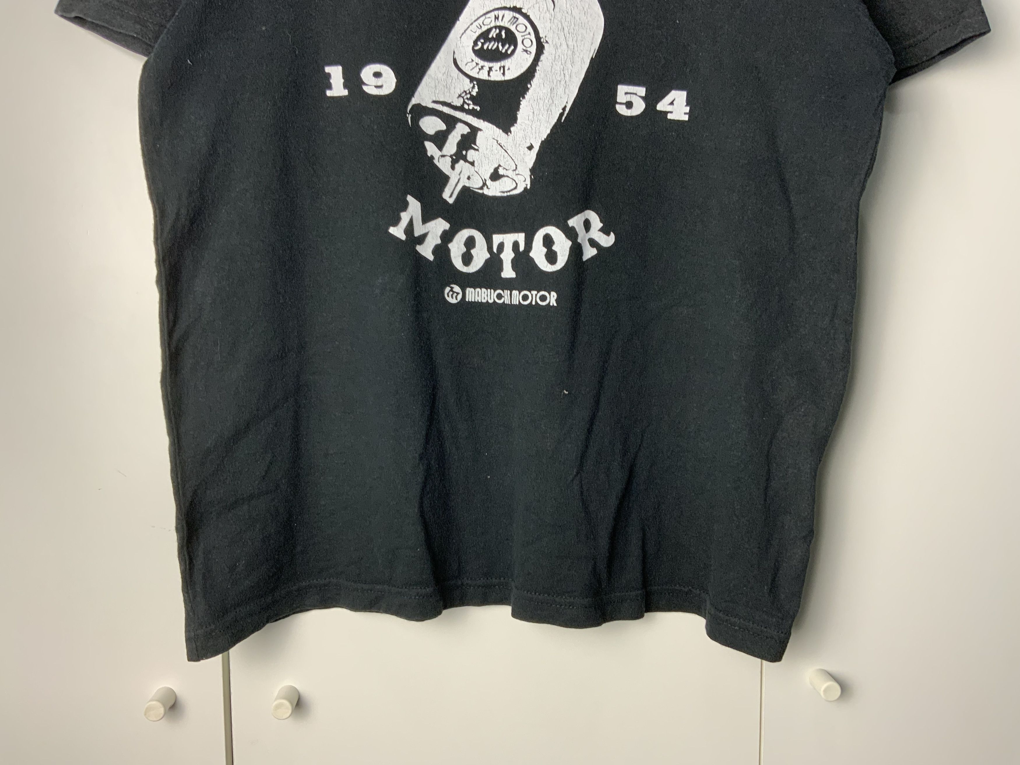 Japanese Brand Mabuchi 1954 Motor Double Focus Tee Size US M / EU 48-50 / 2 - 4 Thumbnail