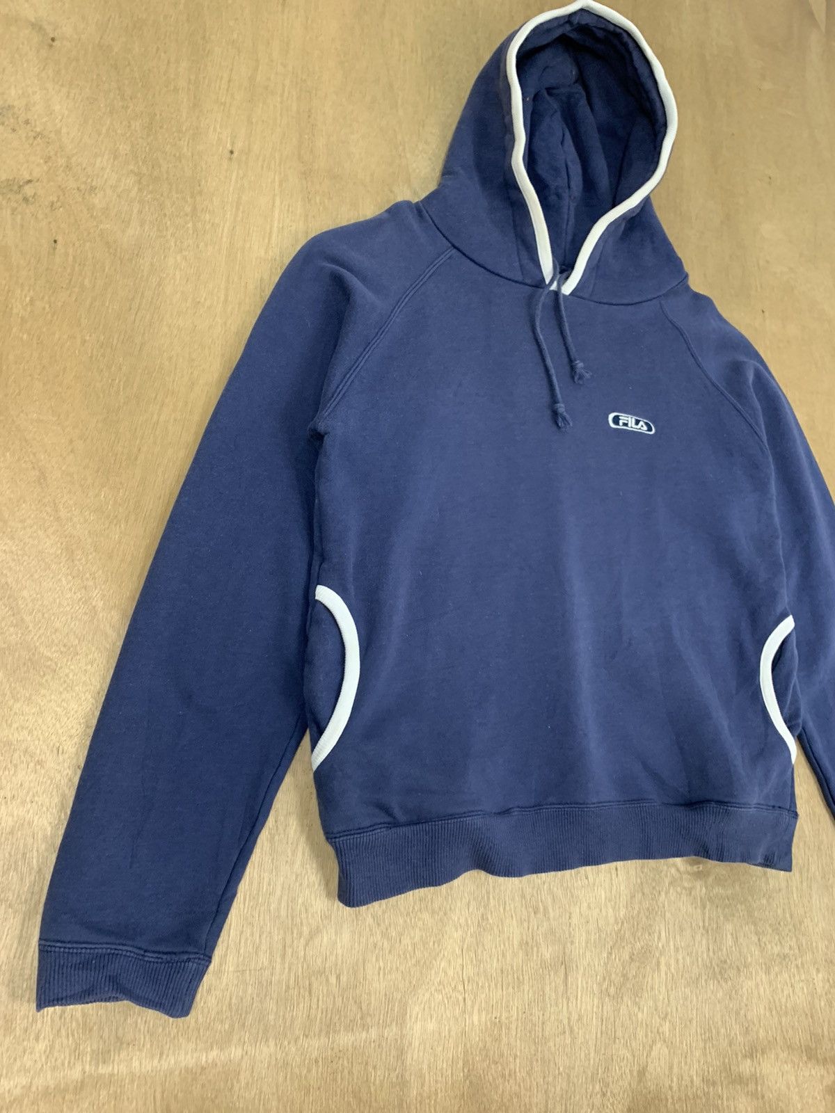 Fila FILA Vintage 90s Pullover Drawstring Laced Hoodie Jacket Size US M / EU 48-50 / 2 - 5 Thumbnail