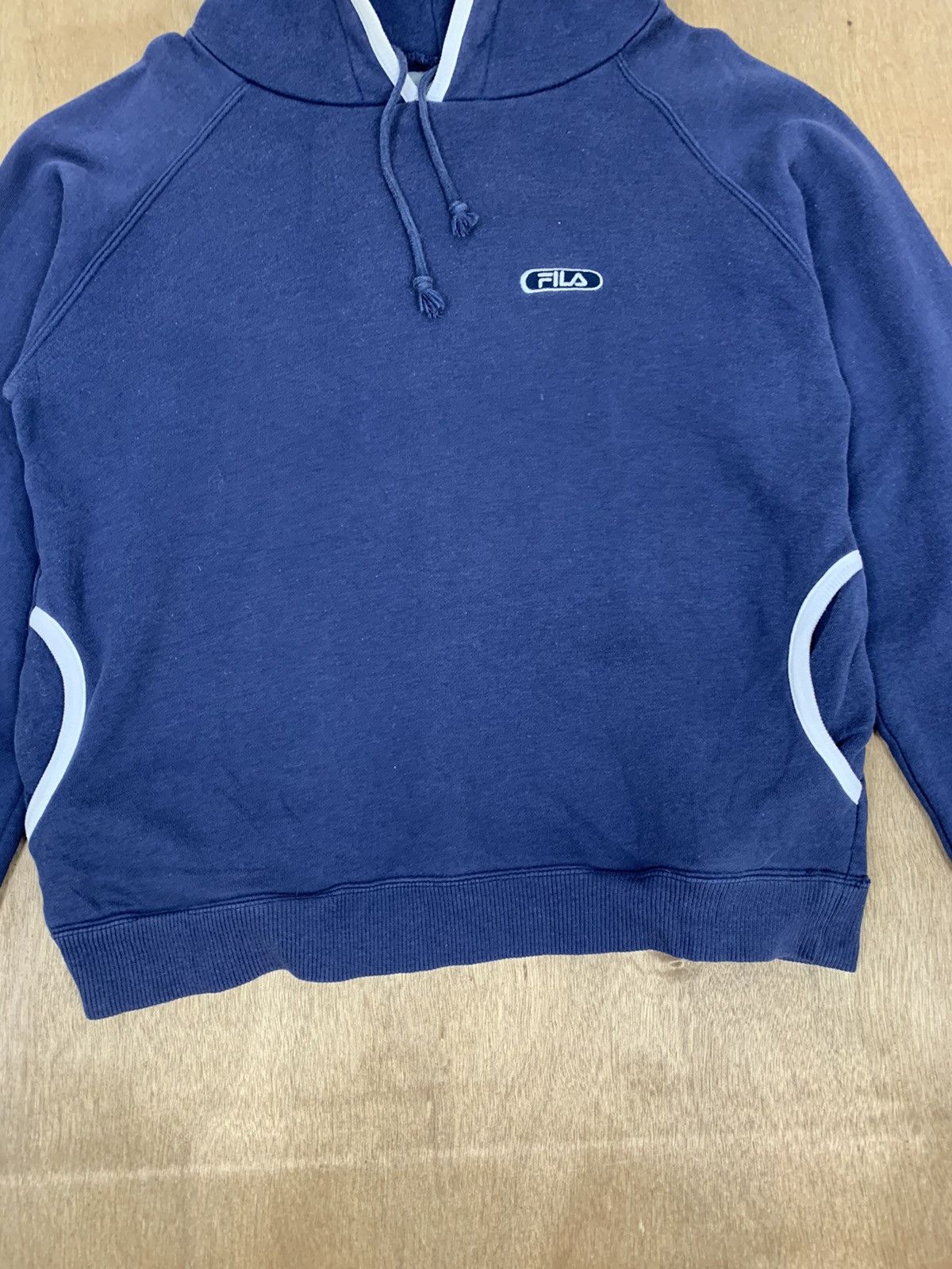 Fila FILA Vintage 90s Pullover Drawstring Laced Hoodie Jacket Size US M / EU 48-50 / 2 - 4 Thumbnail