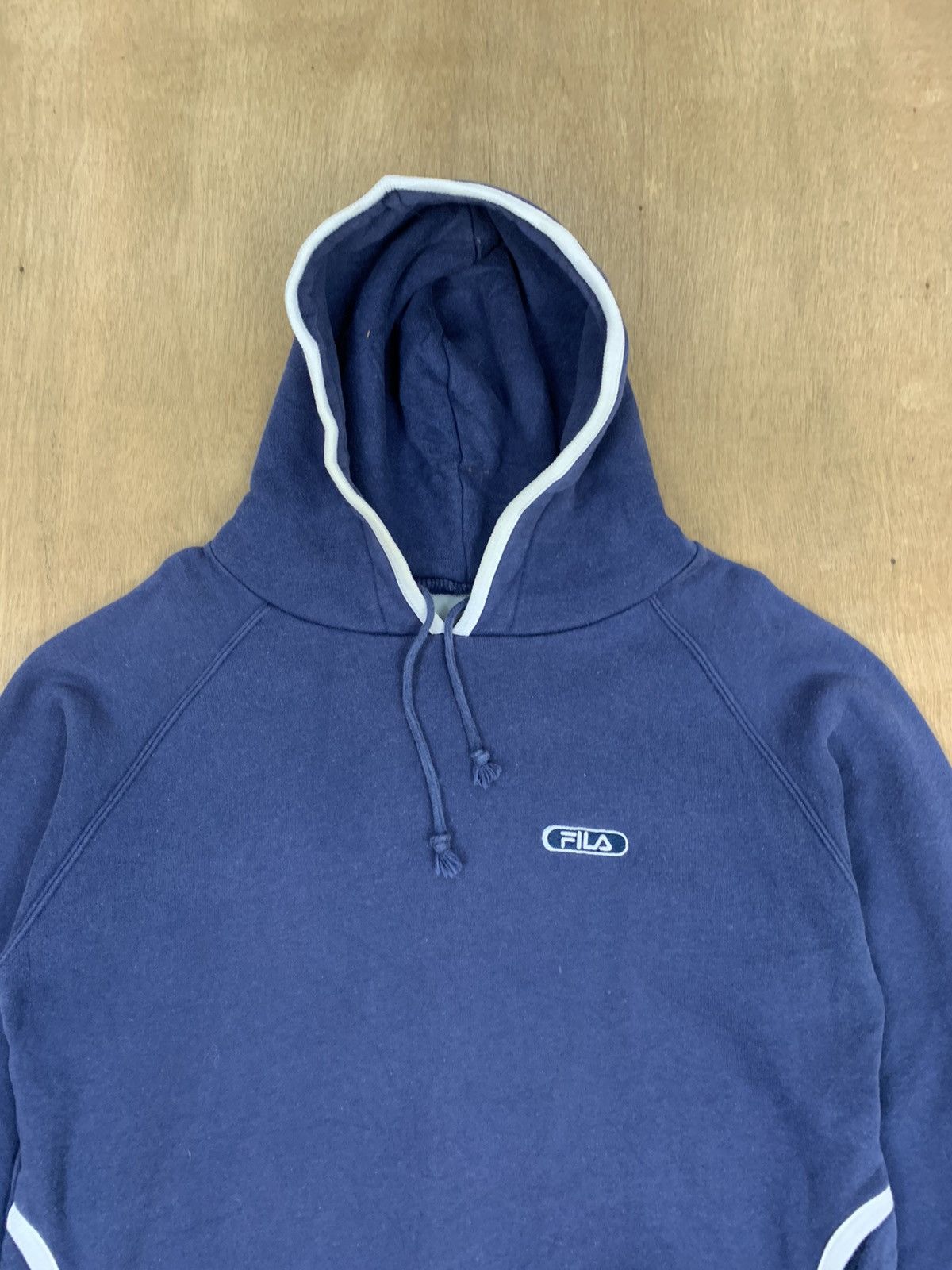Fila FILA Vintage 90s Pullover Drawstring Laced Hoodie Jacket Size US M / EU 48-50 / 2 - 3 Thumbnail