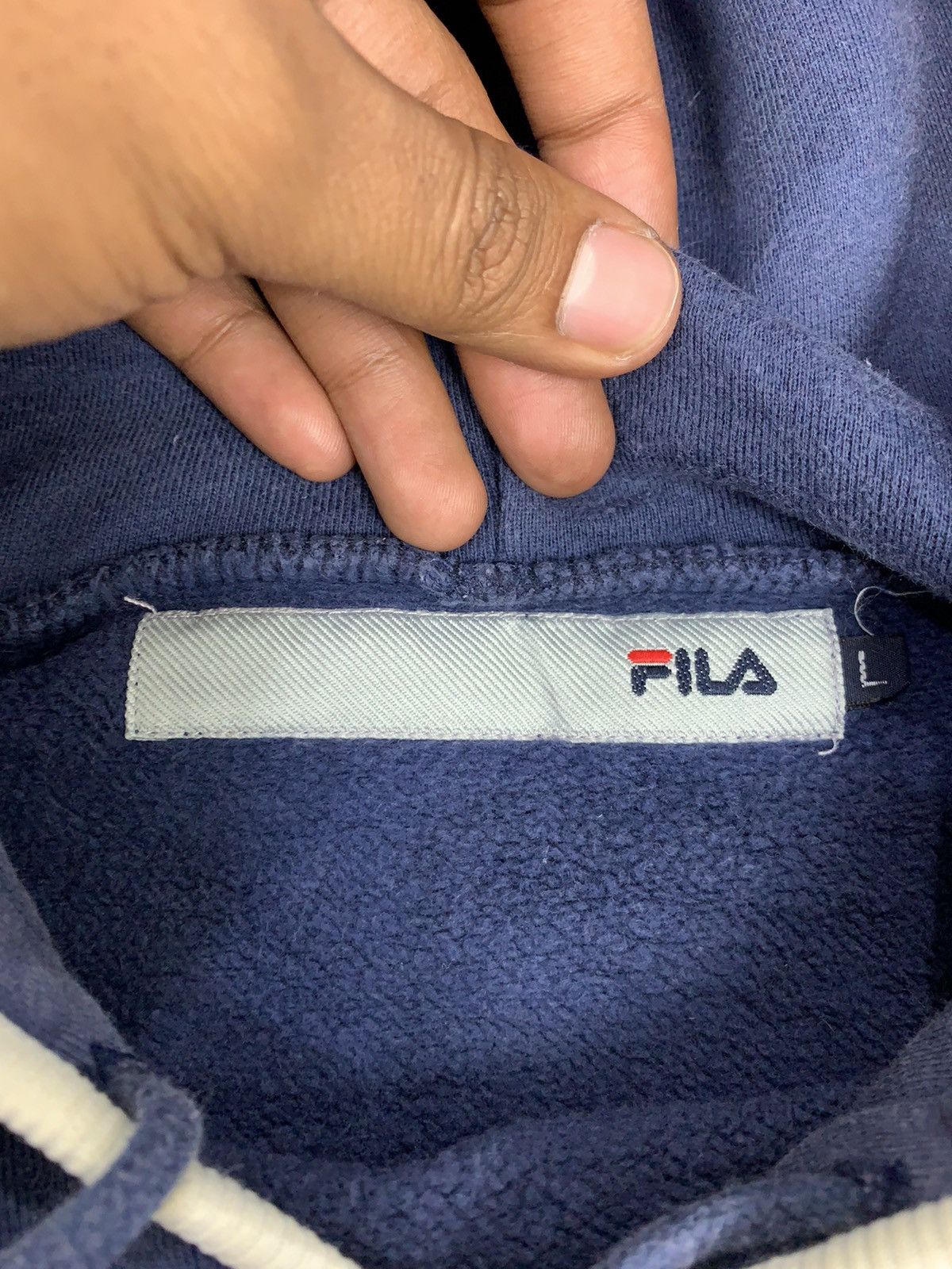 Fila FILA Vintage 90s Pullover Drawstring Laced Hoodie Jacket Size US M / EU 48-50 / 2 - 15 Thumbnail