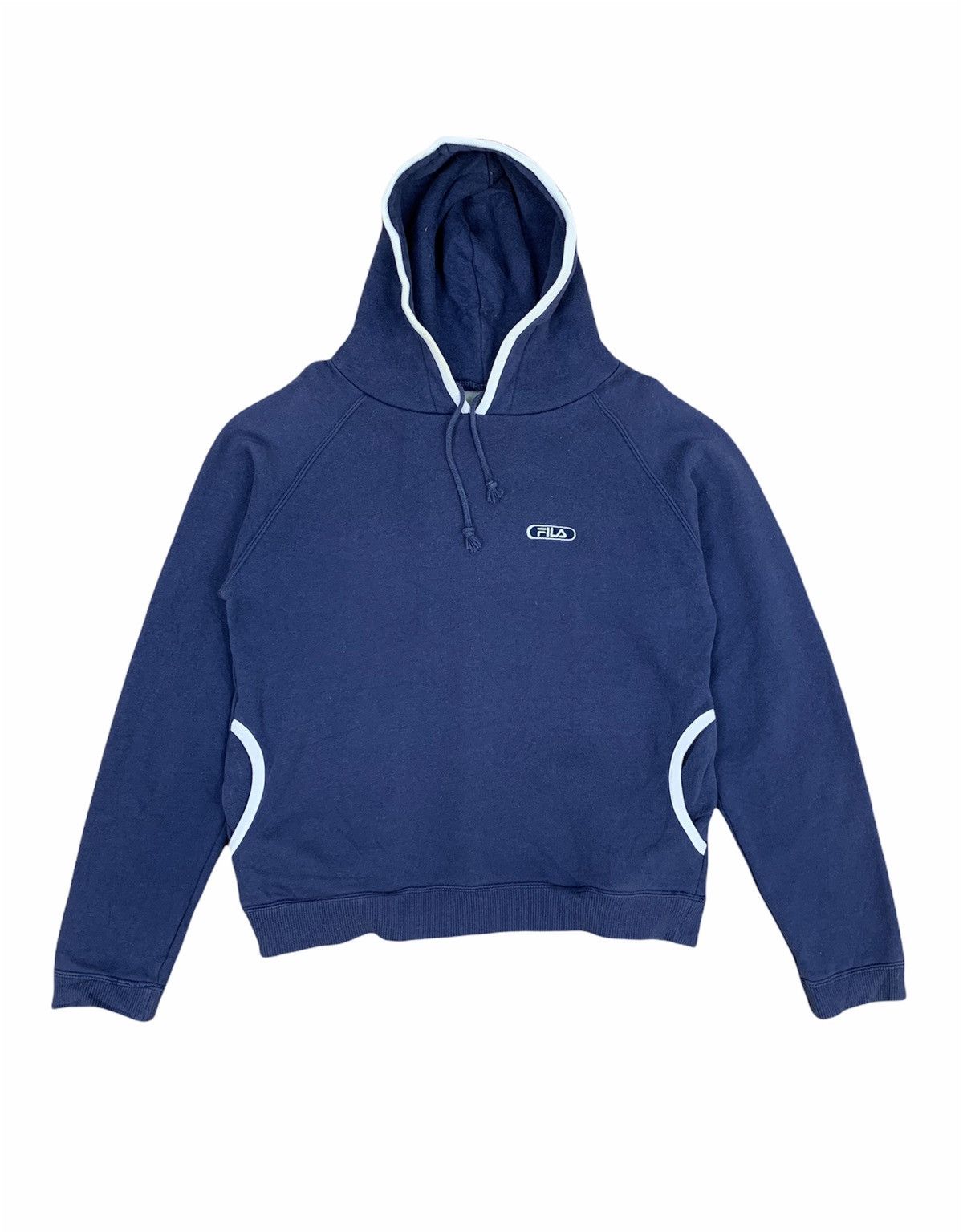 Fila FILA Vintage 90s Pullover Drawstring Laced Hoodie Jacket Size US M / EU 48-50 / 2 - 1 Thumbnail