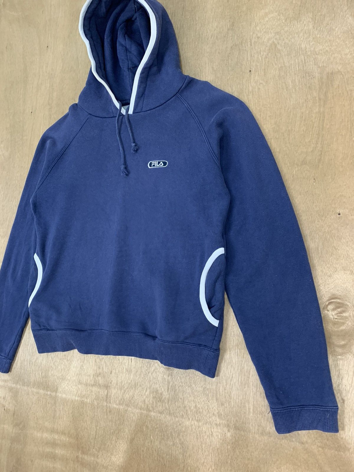 Fila FILA Vintage 90s Pullover Drawstring Laced Hoodie Jacket Size US M / EU 48-50 / 2 - 6 Thumbnail