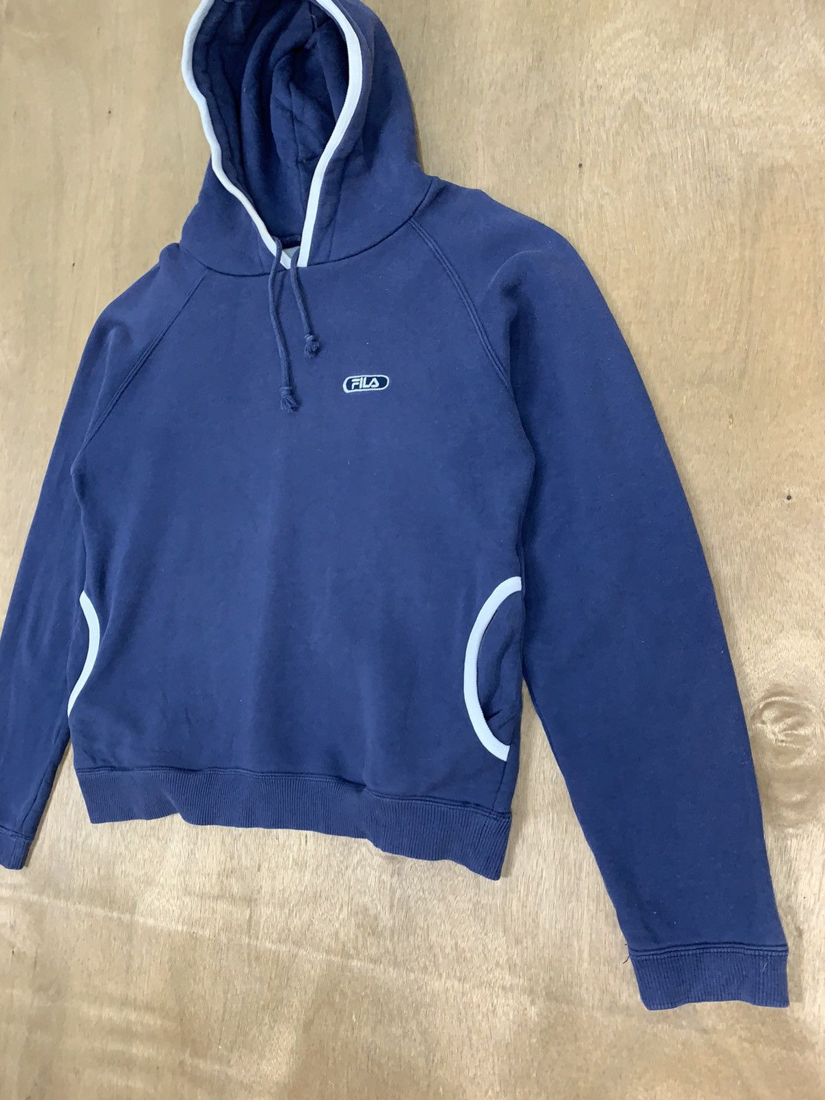 Fila FILA Vintage 90s Pullover Drawstring Laced Hoodie Jacket Size US M / EU 48-50 / 2 - 7 Thumbnail