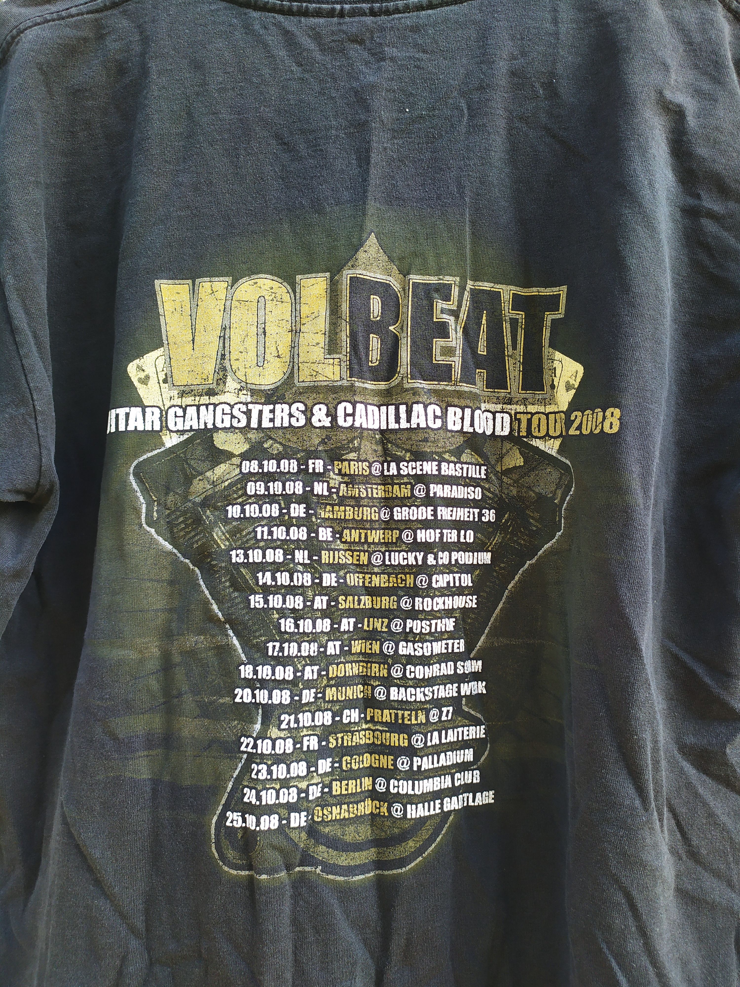 Band Tees × Vintage Volbeat tour 2008 band t shirt Size US M / EU 48-50 / 2 - 4 Thumbnail