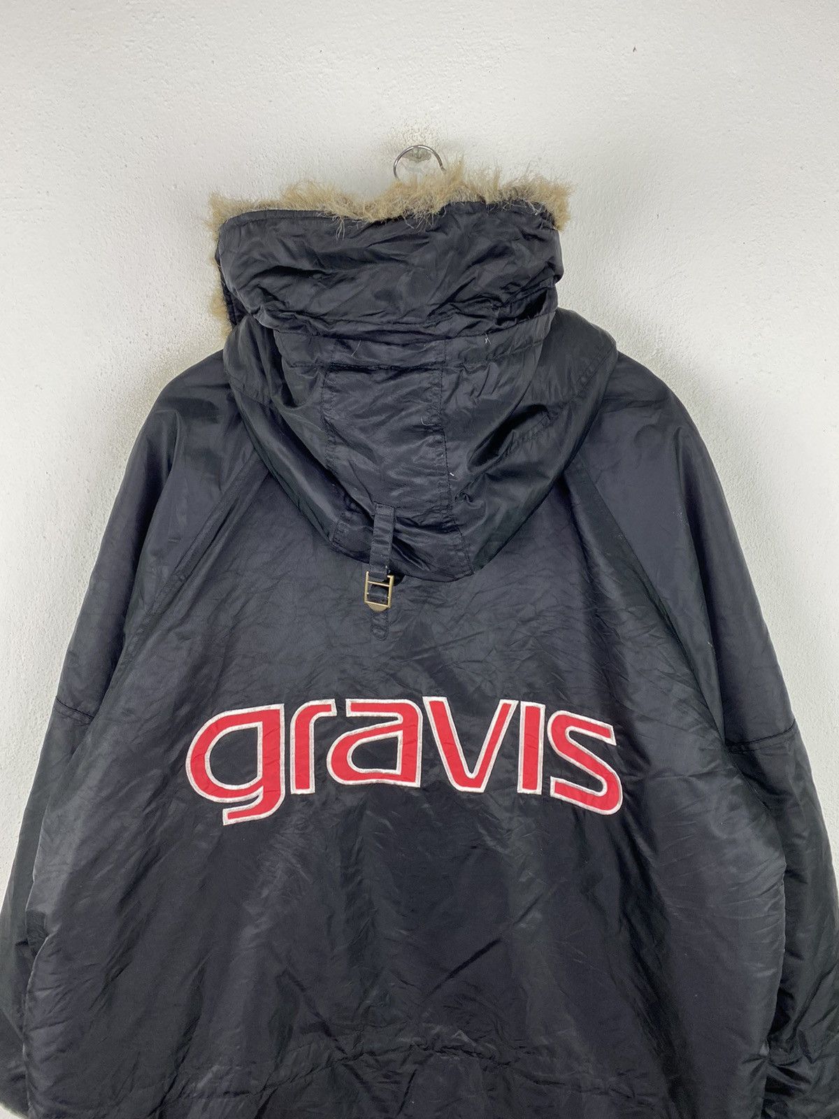 Gravis Vintage Gravis Black Fur-Lined Parka Jacket - Skateboarding Size US L / EU 52-54 / 3 - 7 Thumbnail
