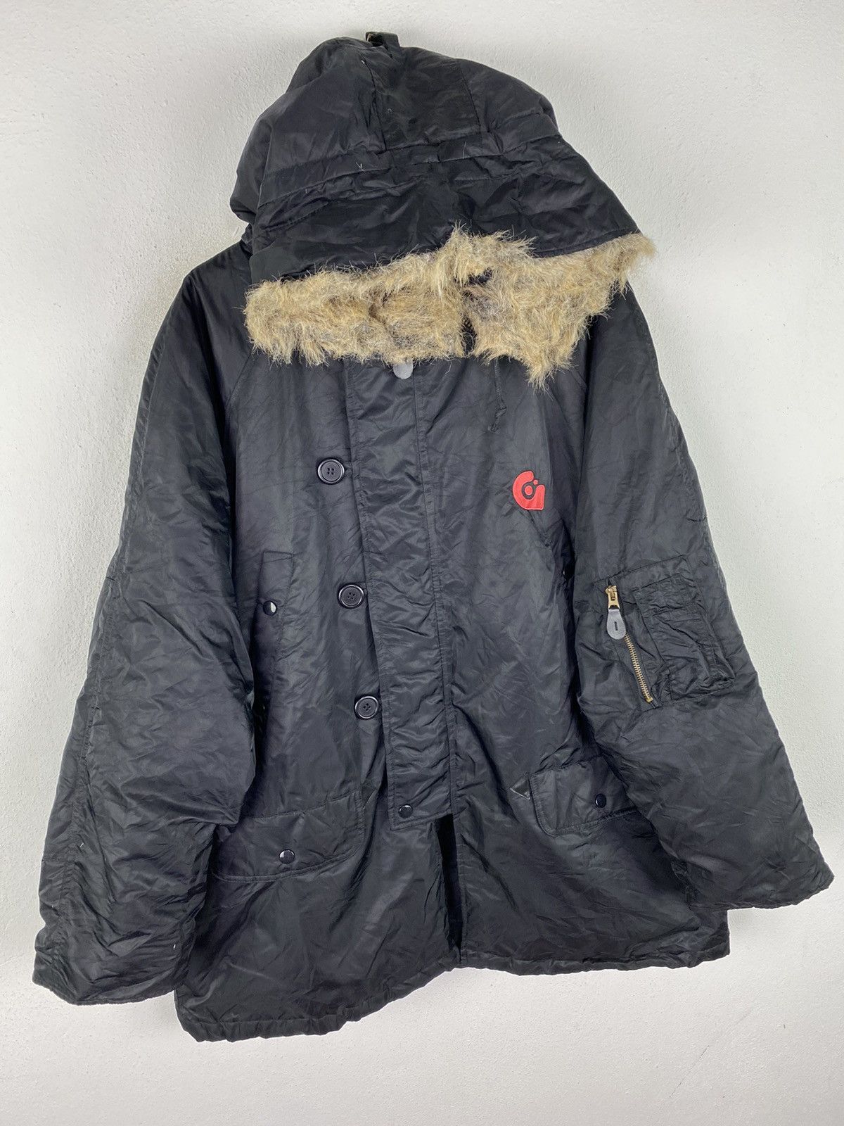 Gravis Vintage Gravis Black Fur-Lined Parka Jacket - Skateboarding Size US L / EU 52-54 / 3 - 8 Thumbnail