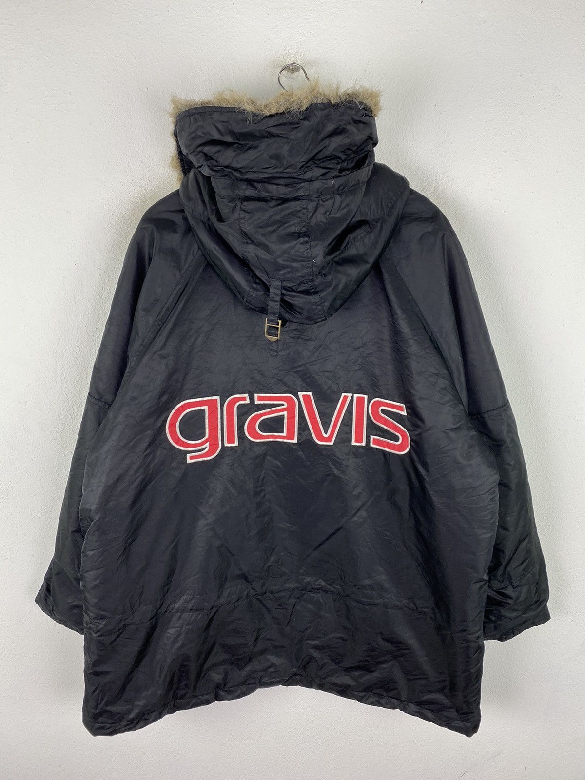 Gravis Vintage Gravis Black Fur-Lined Parka Jacket - Skateboarding Size US L / EU 52-54 / 3 - 3 Thumbnail