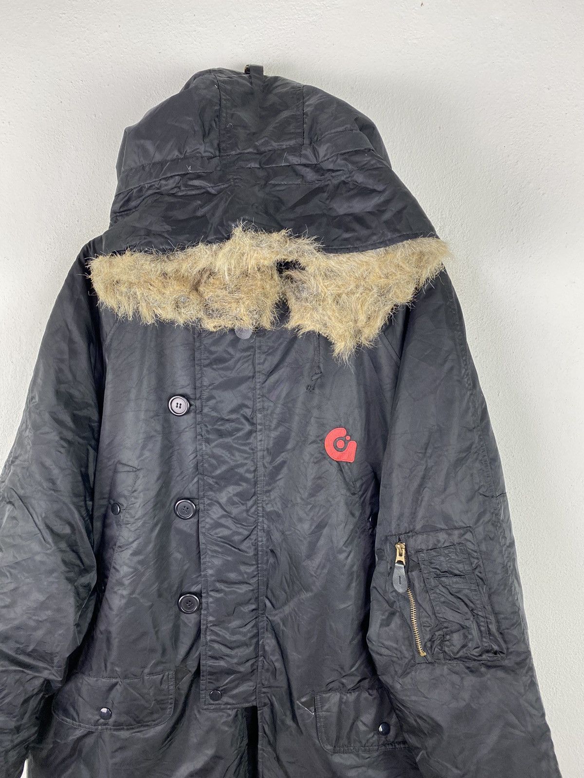 Gravis Vintage Gravis Black Fur-Lined Parka Jacket - Skateboarding Size US L / EU 52-54 / 3 - 10 Thumbnail