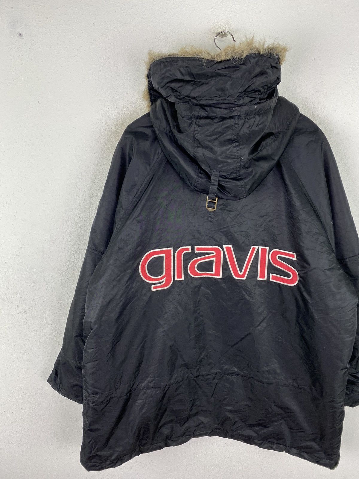 Gravis Vintage Gravis Black Fur-Lined Parka Jacket - Skateboarding Size US L / EU 52-54 / 3 - 6 Thumbnail
