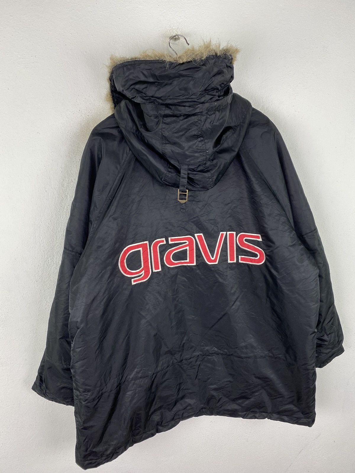 Gravis Vintage Gravis Black Fur-Lined Parka Jacket - Skateboarding Size US L / EU 52-54 / 3 - 5 Thumbnail